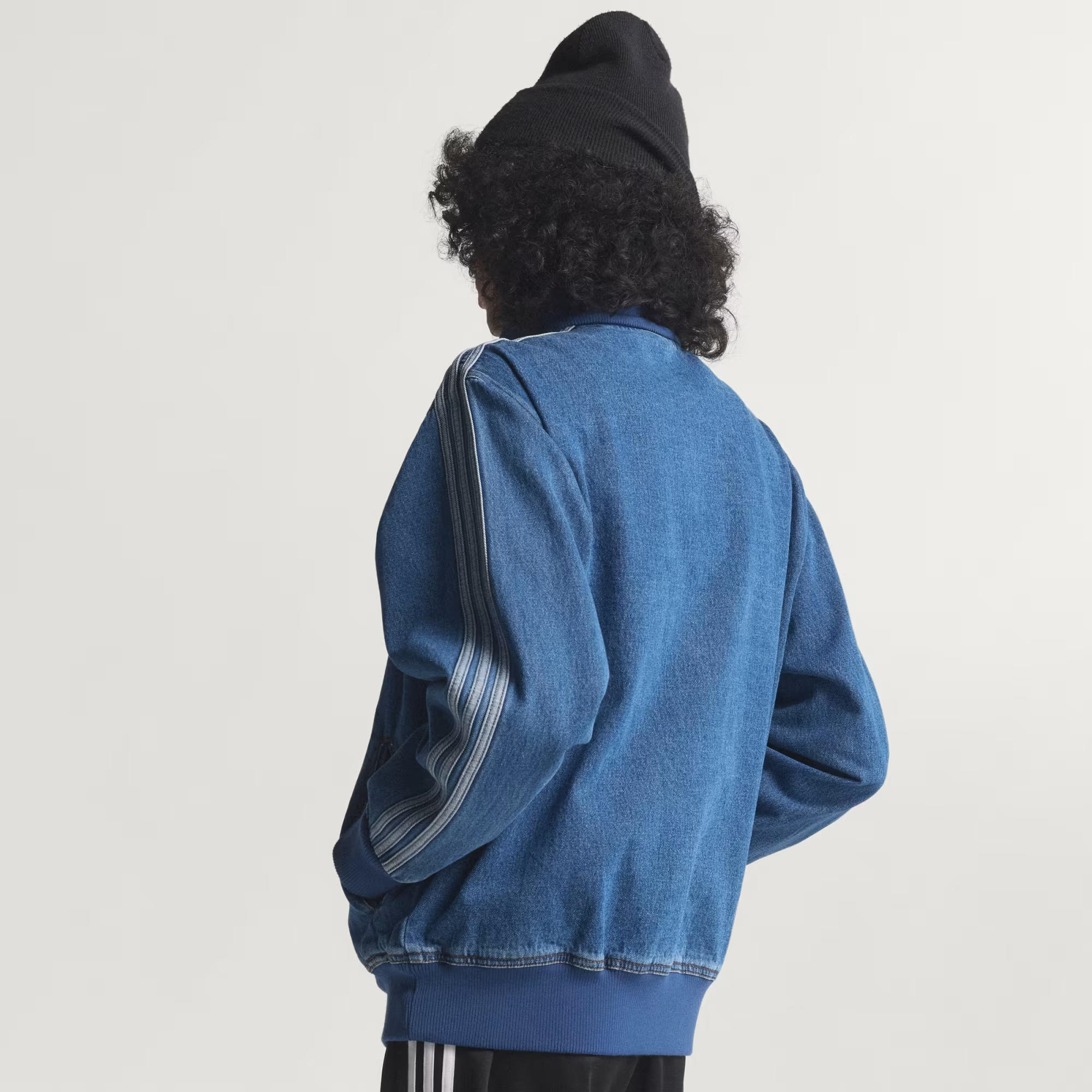 adidas Adicolor Denim Firebird Erkek Sweatshirt
