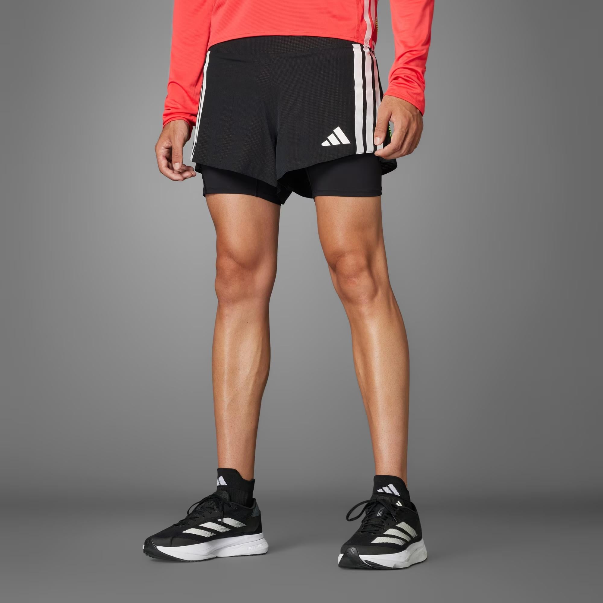 adidas Adizero Running 2IN1 Gel Pocket Erkek Şort