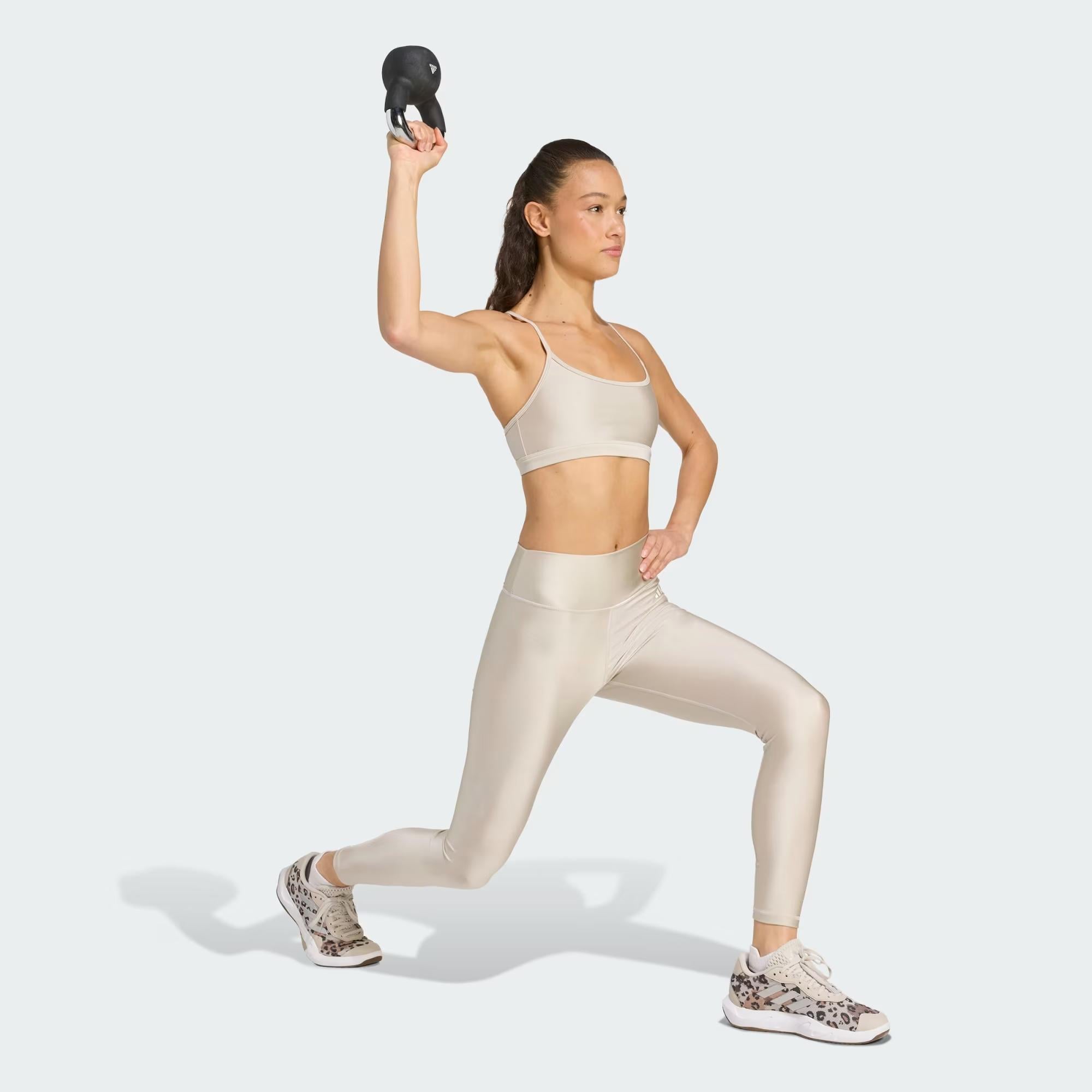 adidas Aeroreact Training Light-Support Shiny Kadın Büstiyer