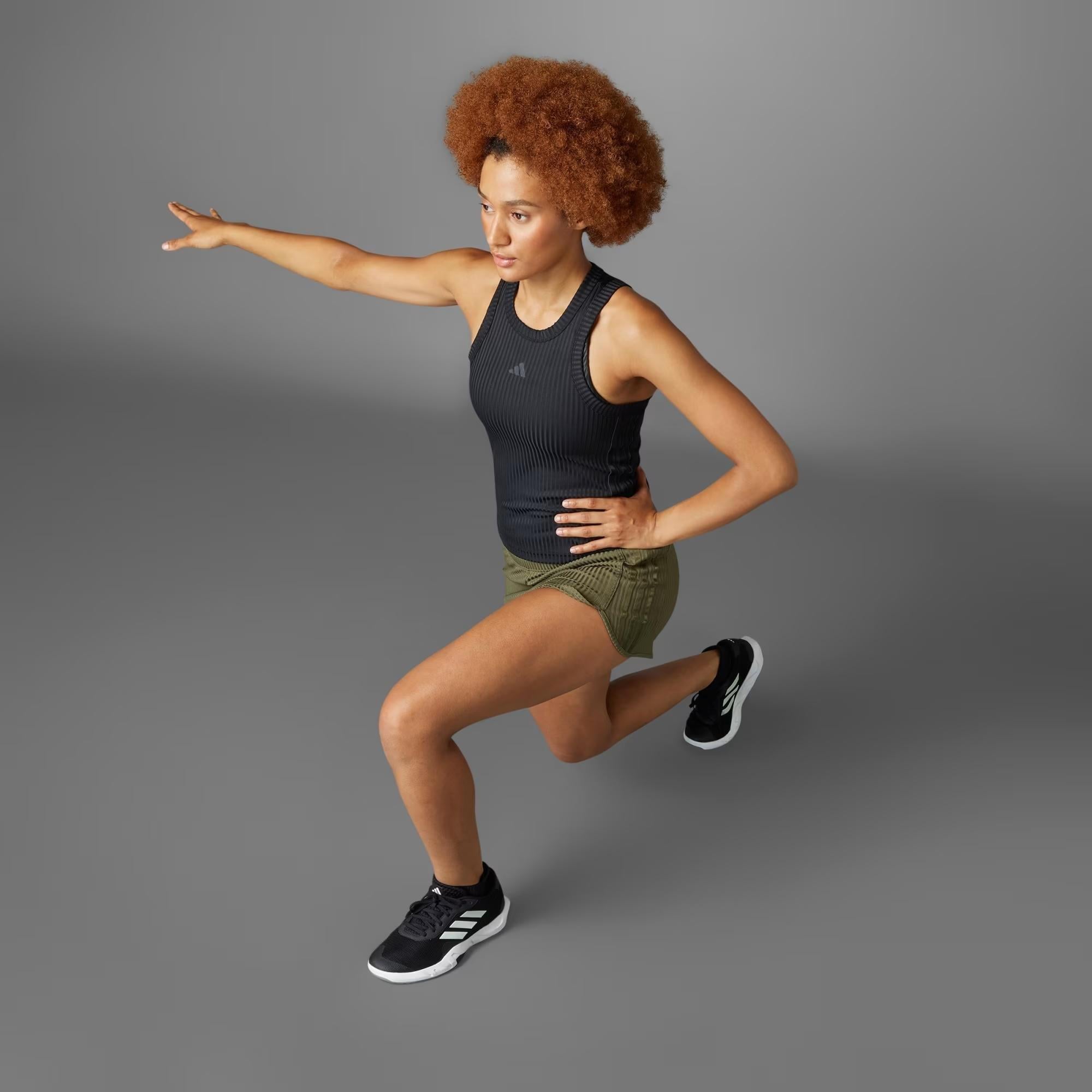 adidas All Gym Seosonal Rib 3 Stripes Kadın Atlet