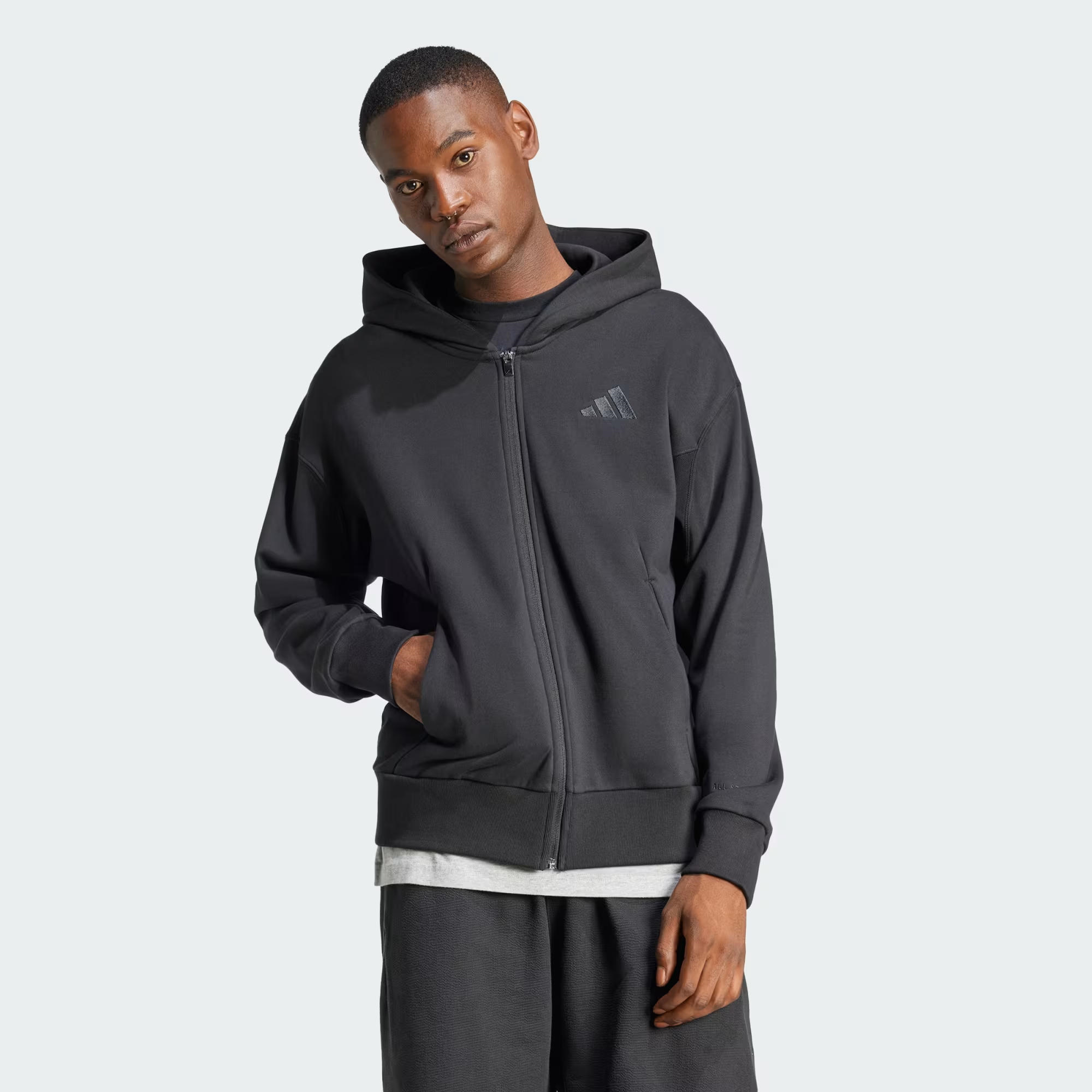 adidas All Szn French Terry Full-Zip Erkek Sweatshirt