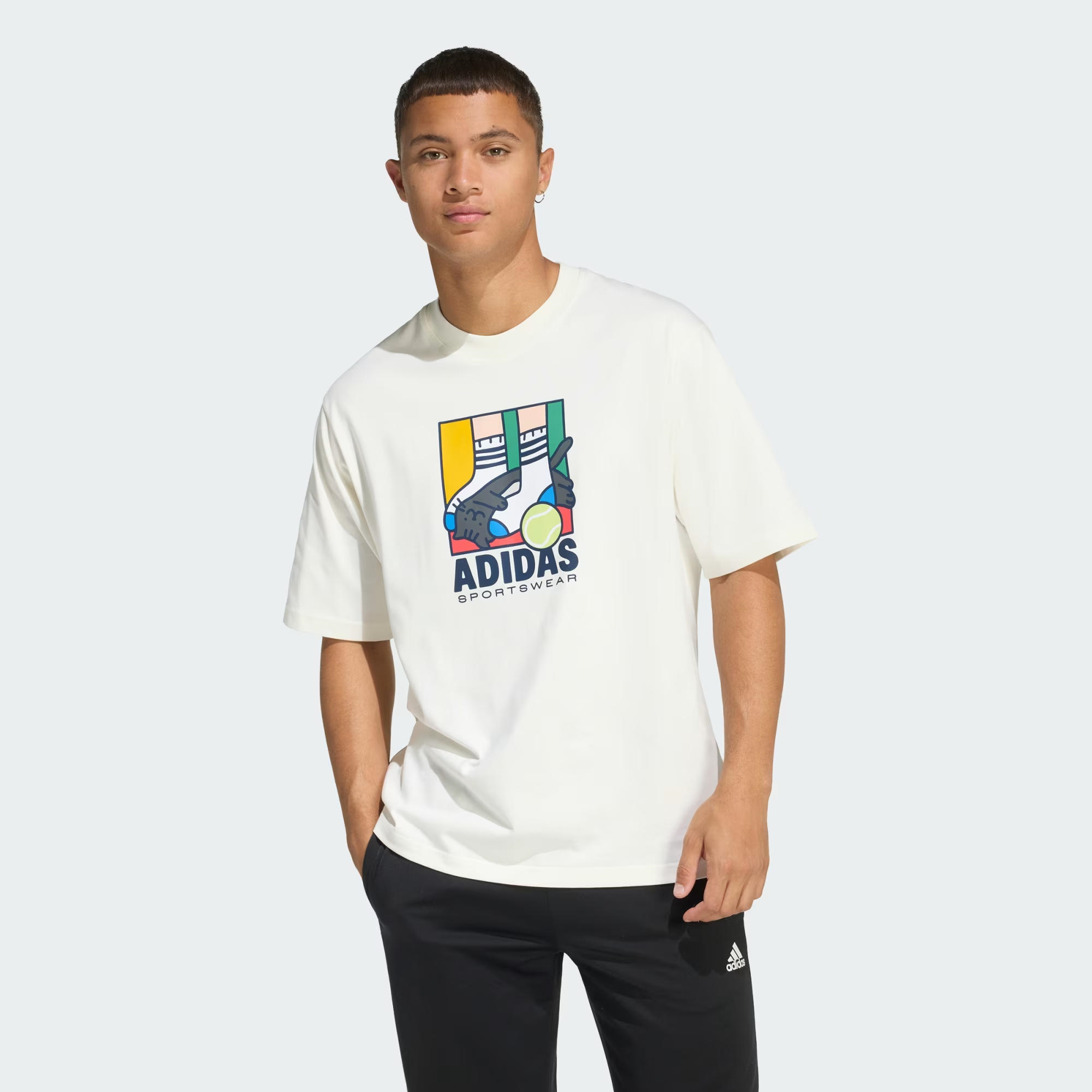 adidas Animal Pop Play Graphic Erkek Tişört