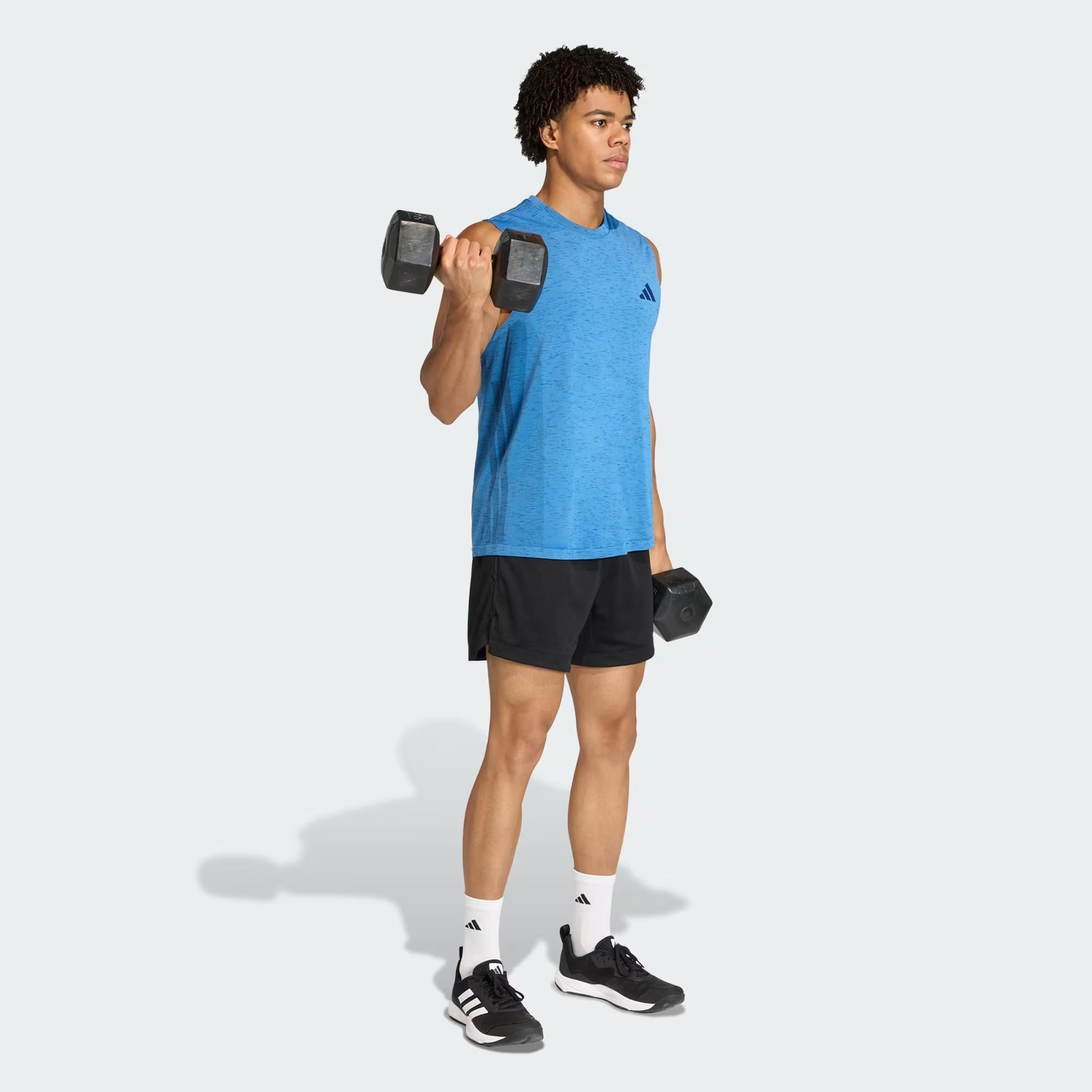 adidas D4T Power Essentials Workout Mesh Erkek Şort