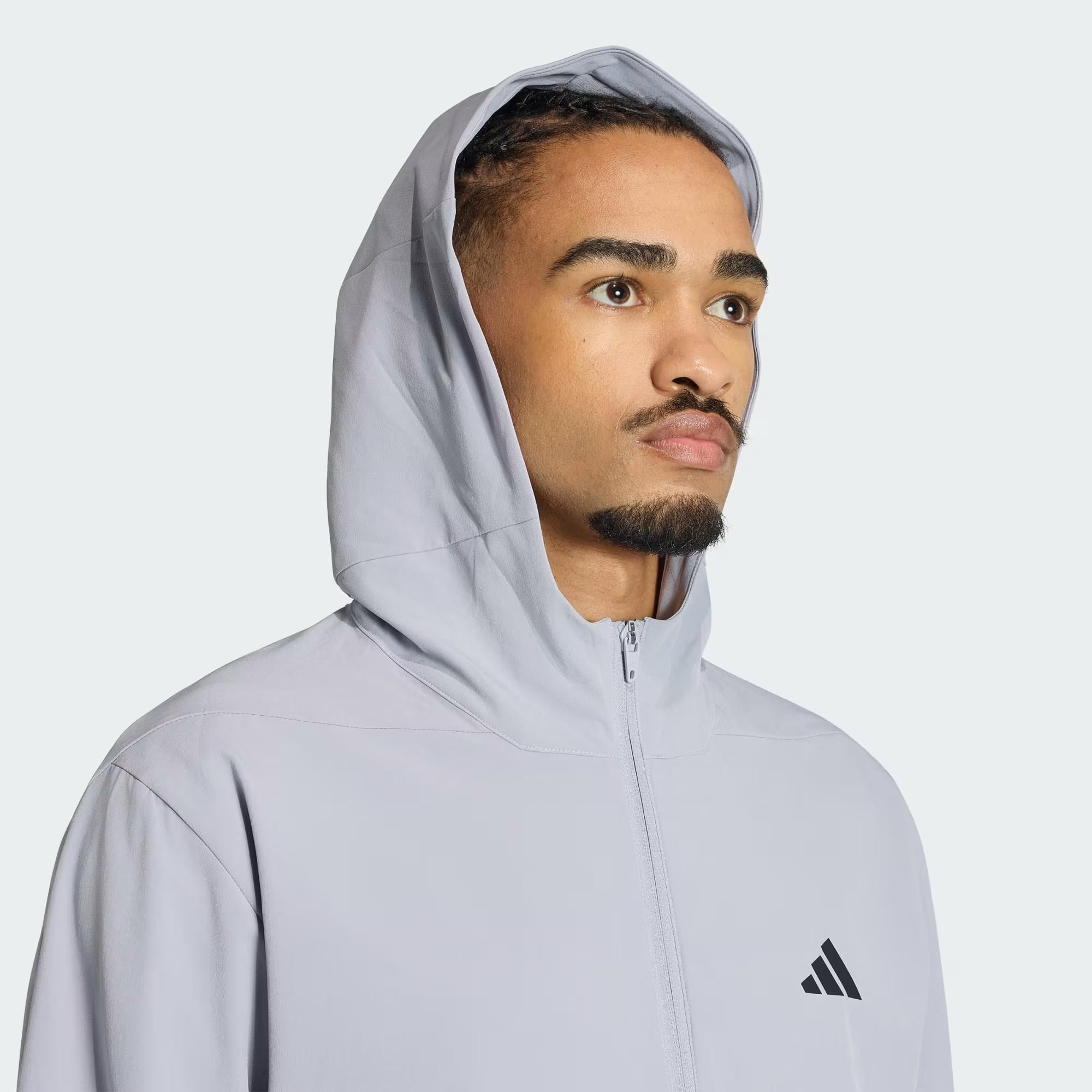 adidas D4T Workout Full Zip Erkek Sweatshirt