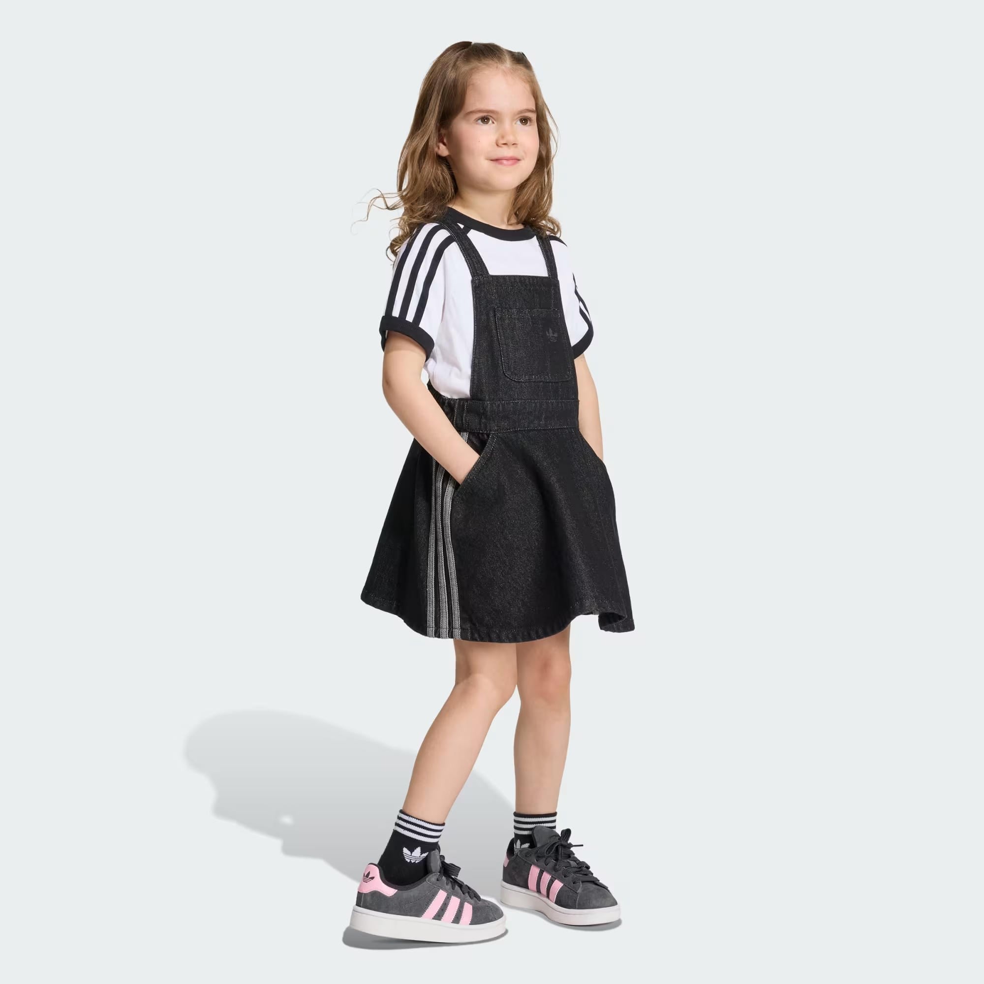 adidas Denim Dungarees Çocuk Elbise