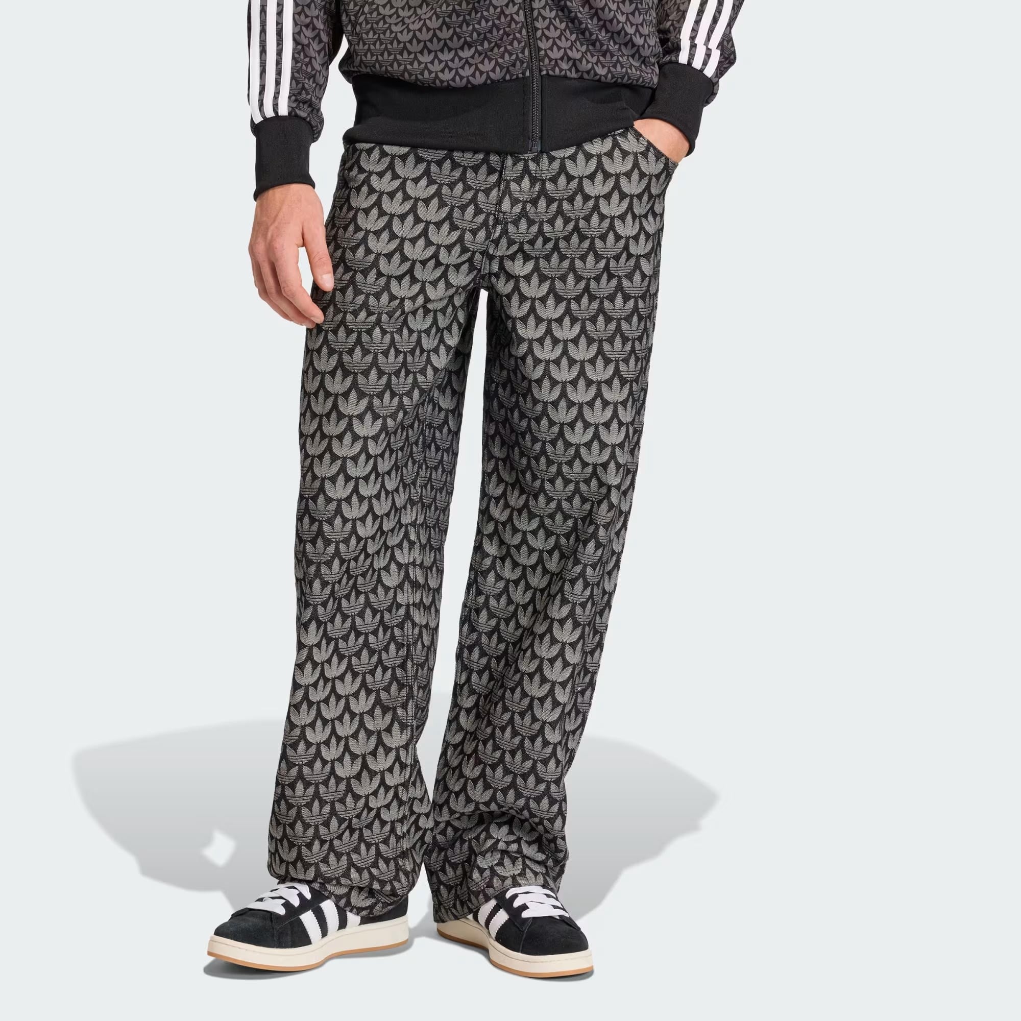 adidas Denim Loose Monogram Erkek Pantolon