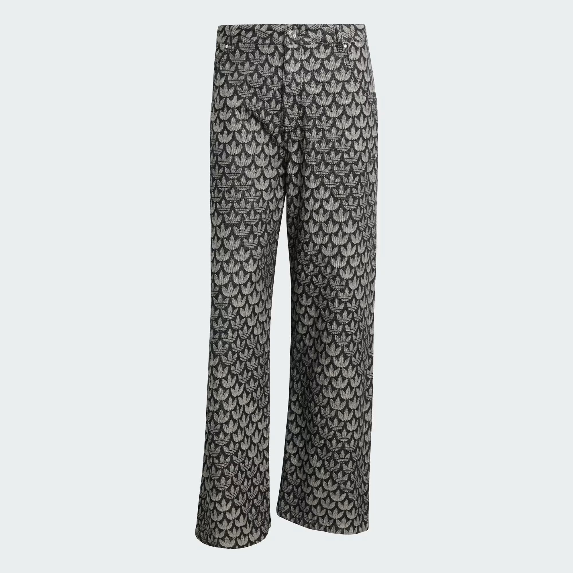 adidas Denim Loose Monogram Erkek Pantolon