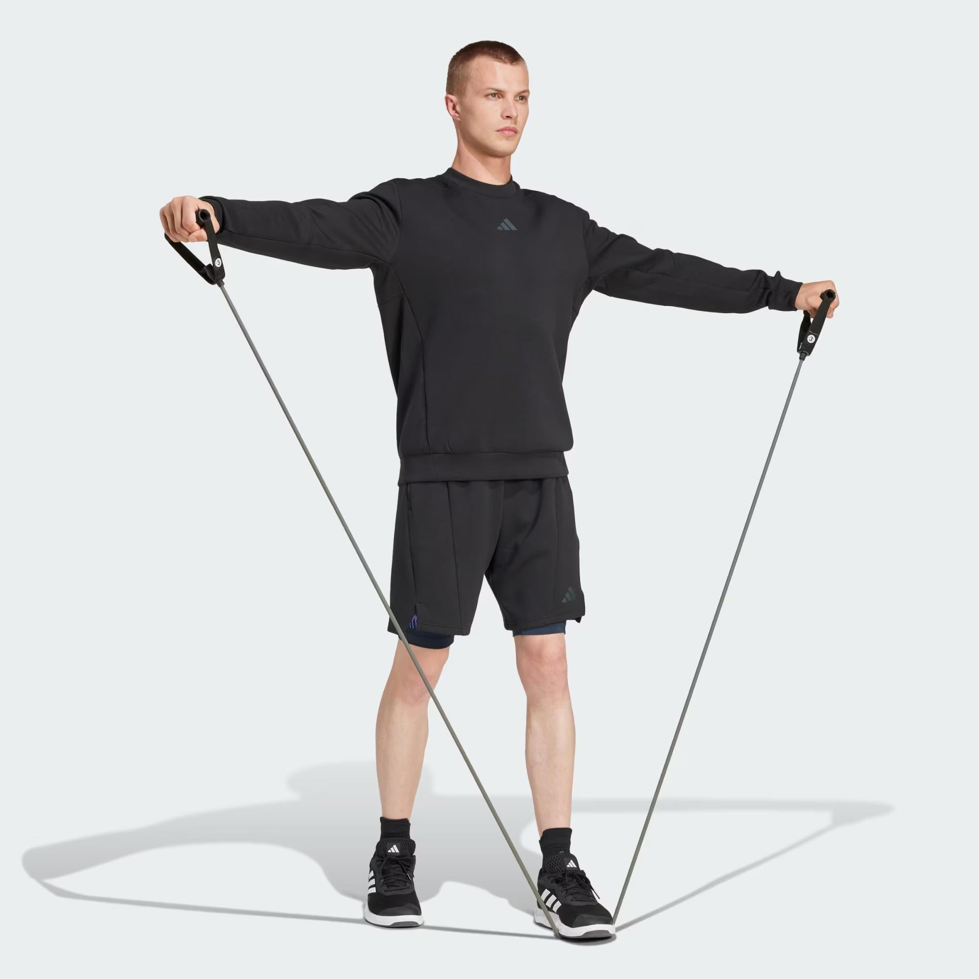 adidas Designed For Training Crew Erkek Sweatshirt