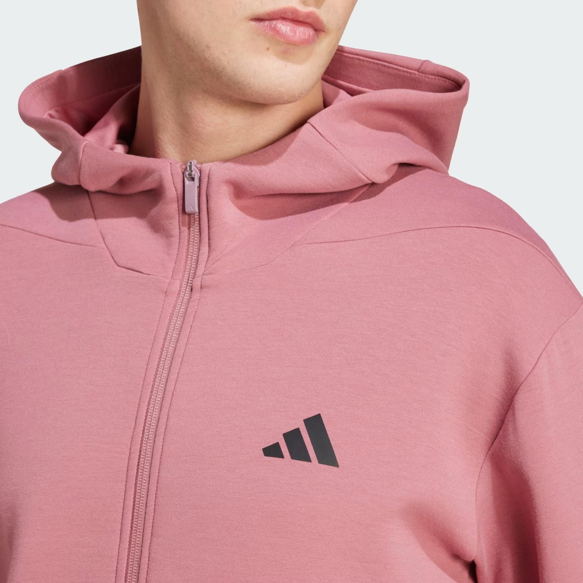 adidas Designed for Training Full-Zip Track Erkek Sweatshirt