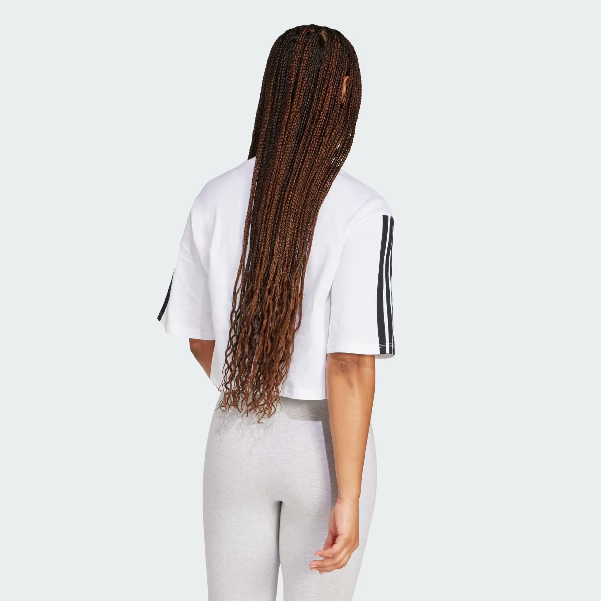 adidas Essentials 3-Stripes Cotton Loose Kadın Tişört