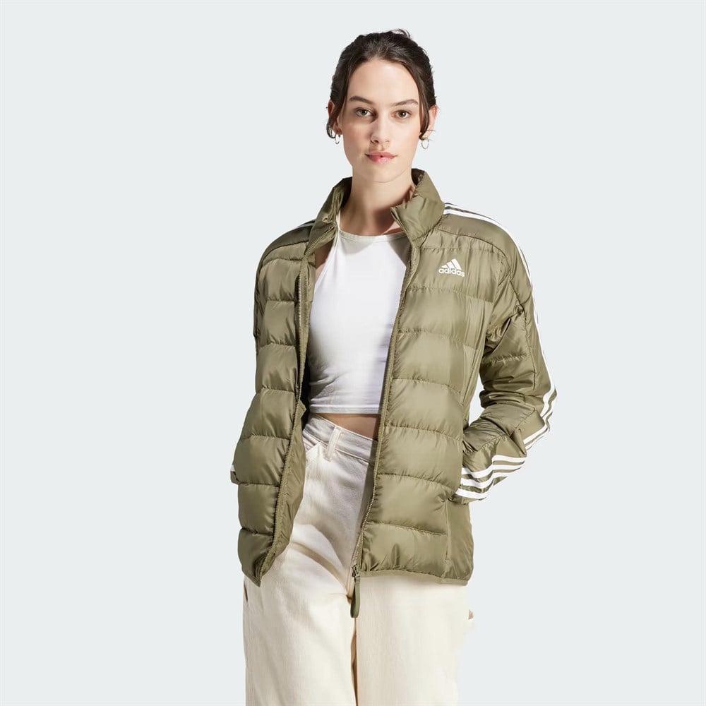 adidas Essentials 3-Stripes Light Down Kadın Mont