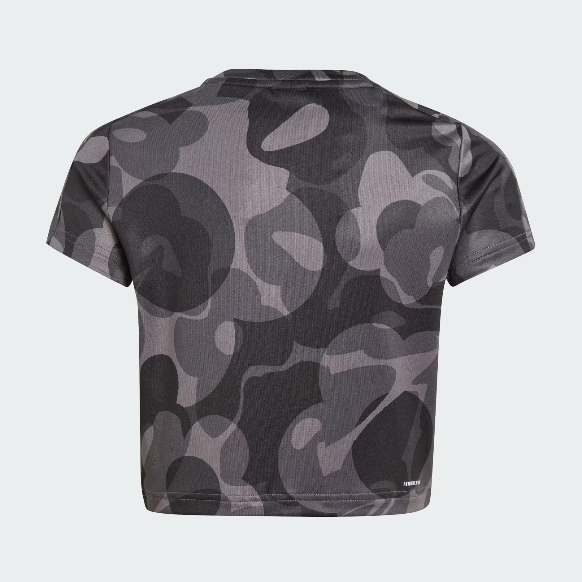 adidas Essentials Aeroready Seasonal Print Crop Çocuk Tişört