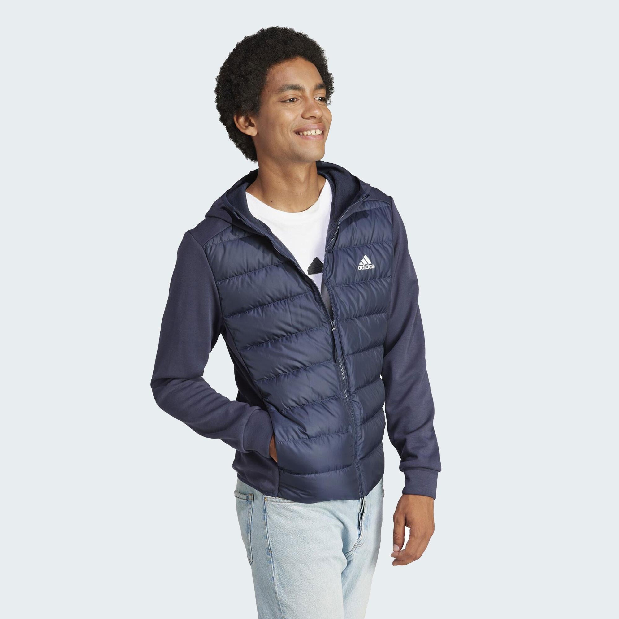 adidas Essentials Down Hybrid Erkek Sweatshirt