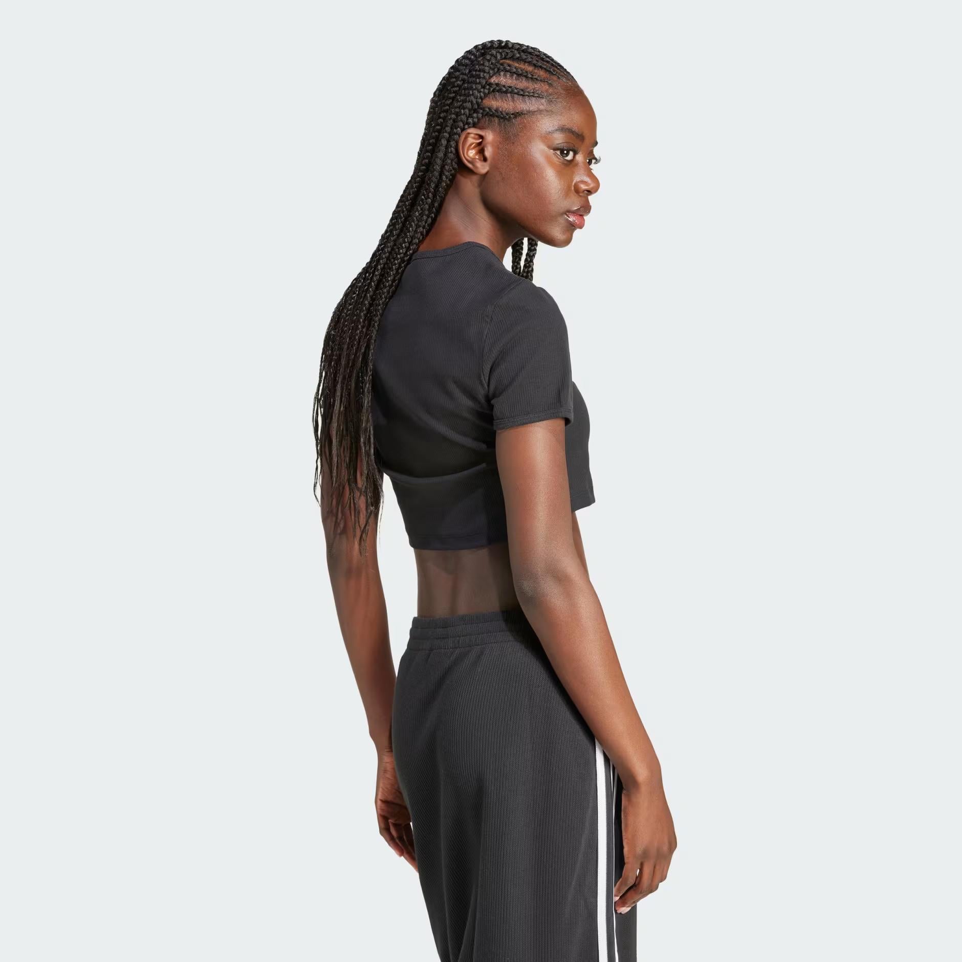 adidas Essentials Ribbed Kadın Tişört