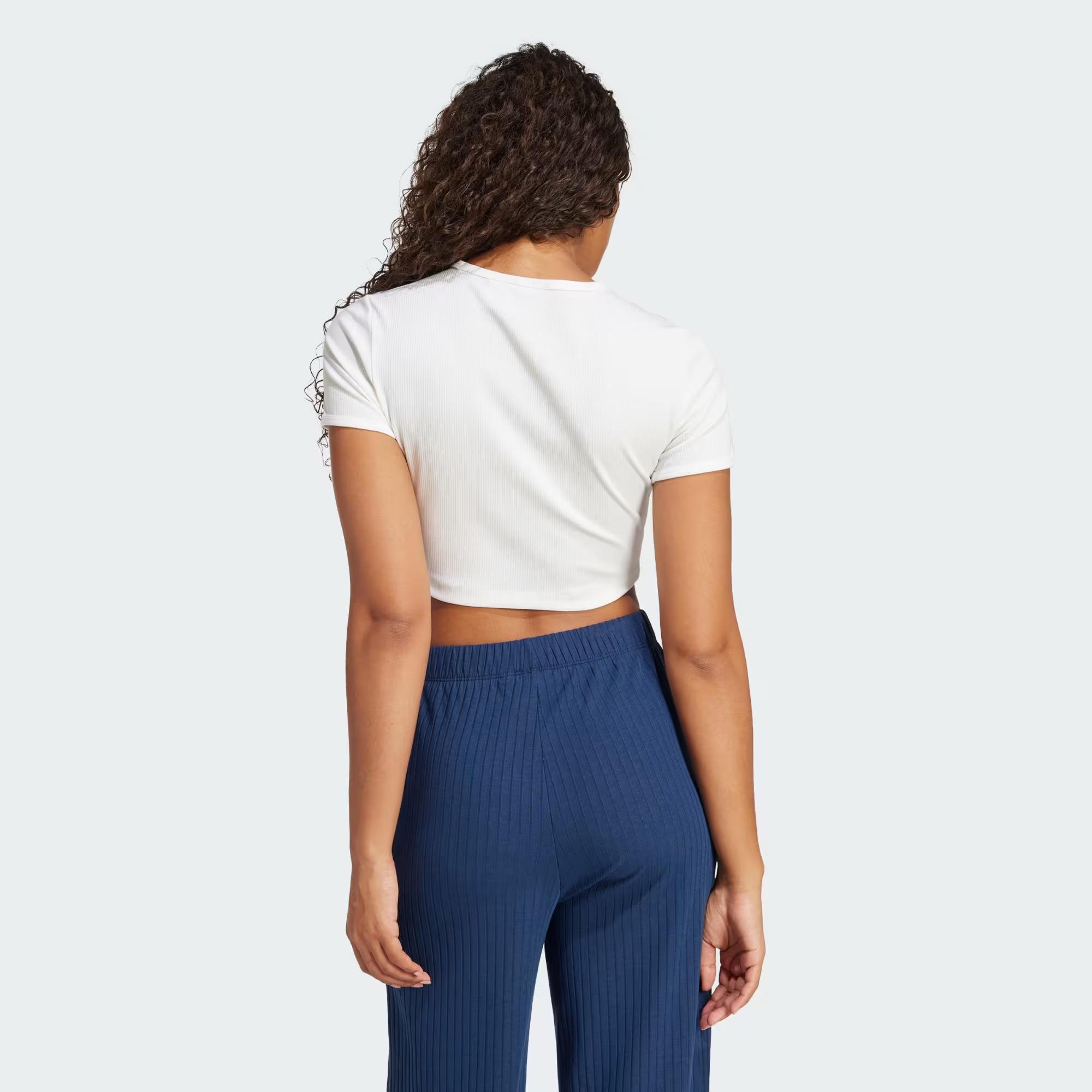 adidas Essentials Ribbed Kadın Tişört