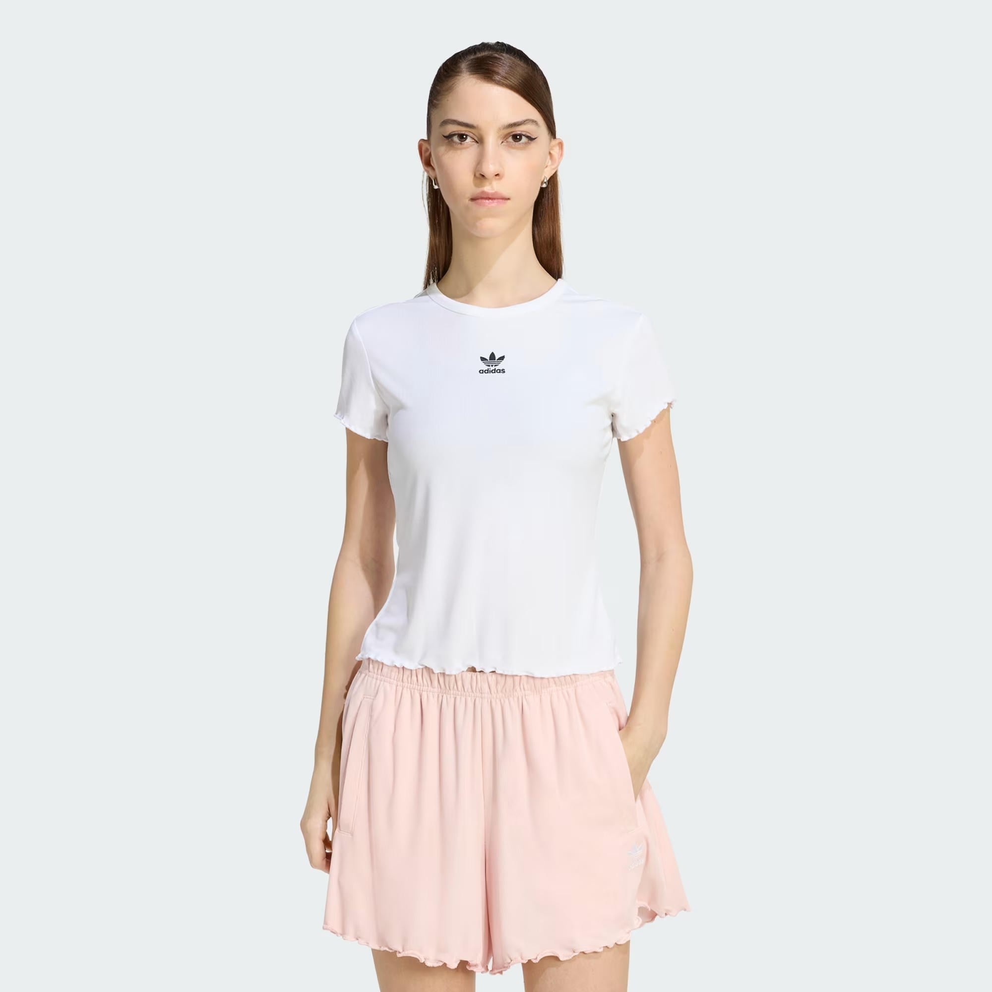 adidas Essentials Scalloped Edge Baby Kadın Tişört