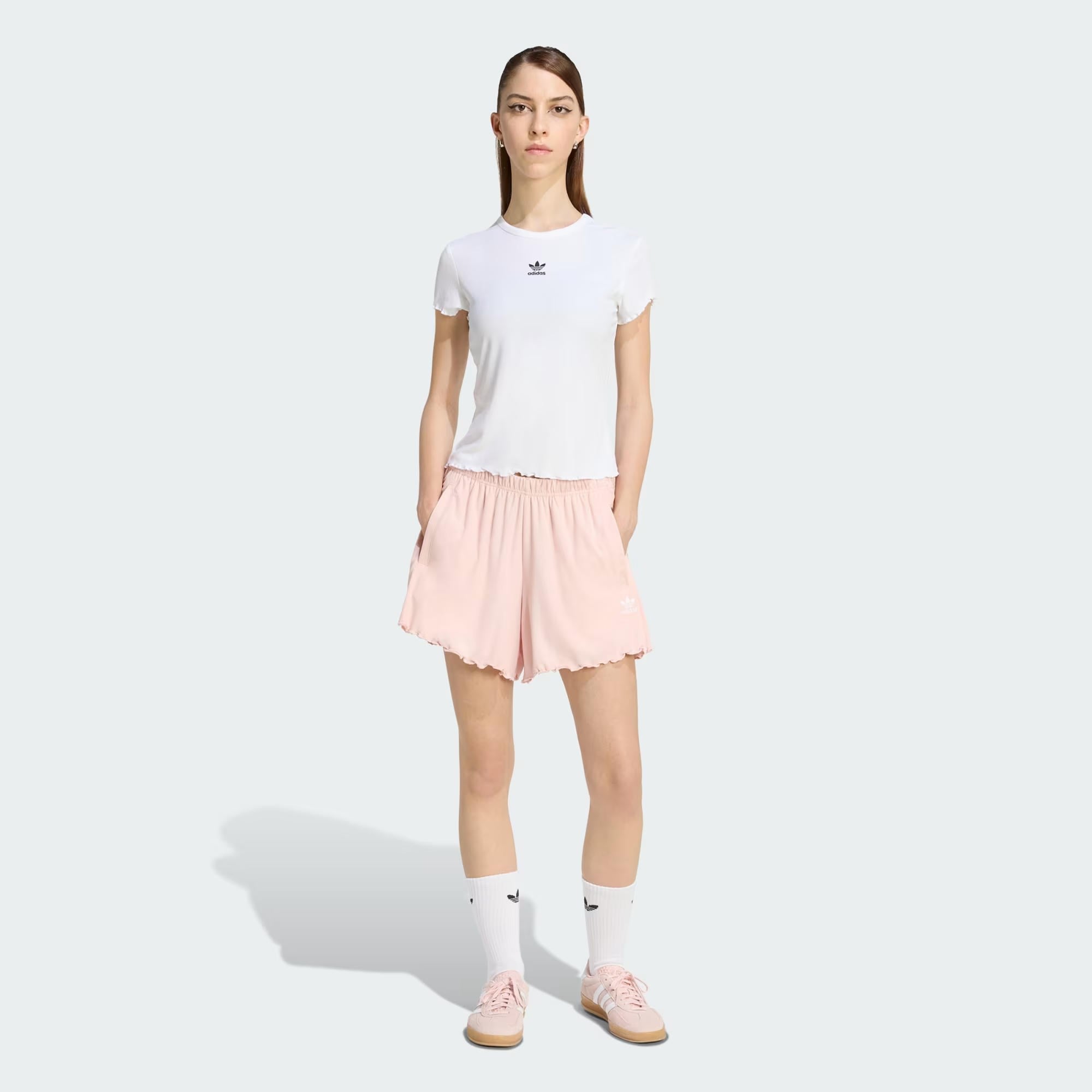 adidas Essentials Scalloped Edge Baby Kadın Tişört