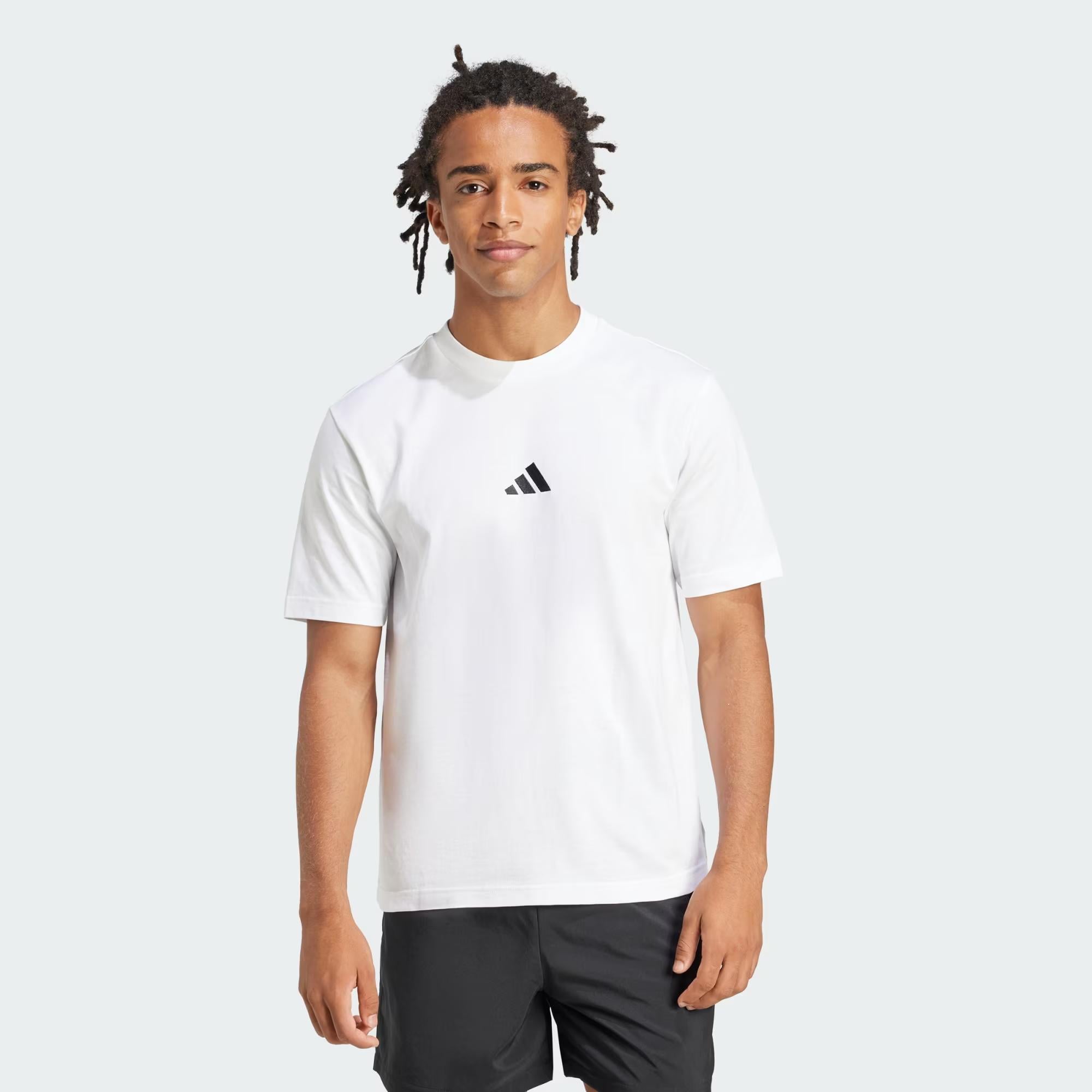 adidas Essentials Small Logo Single Erkek Tişört