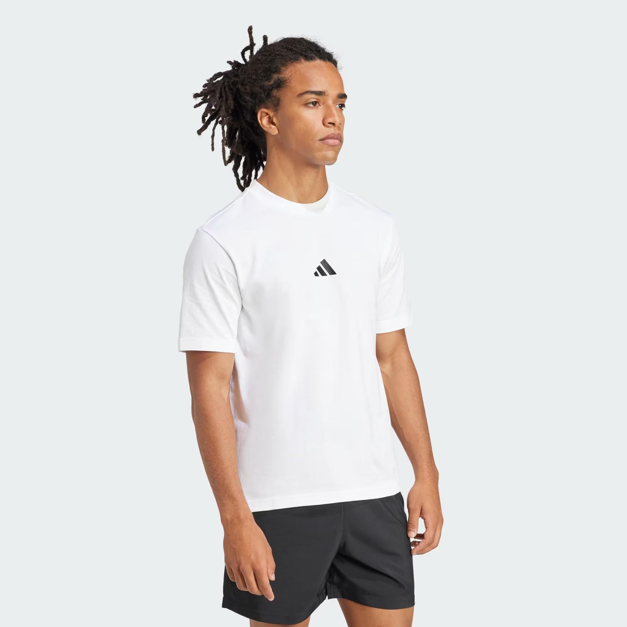 adidas Essentials Small Logo Single Erkek Tişört
