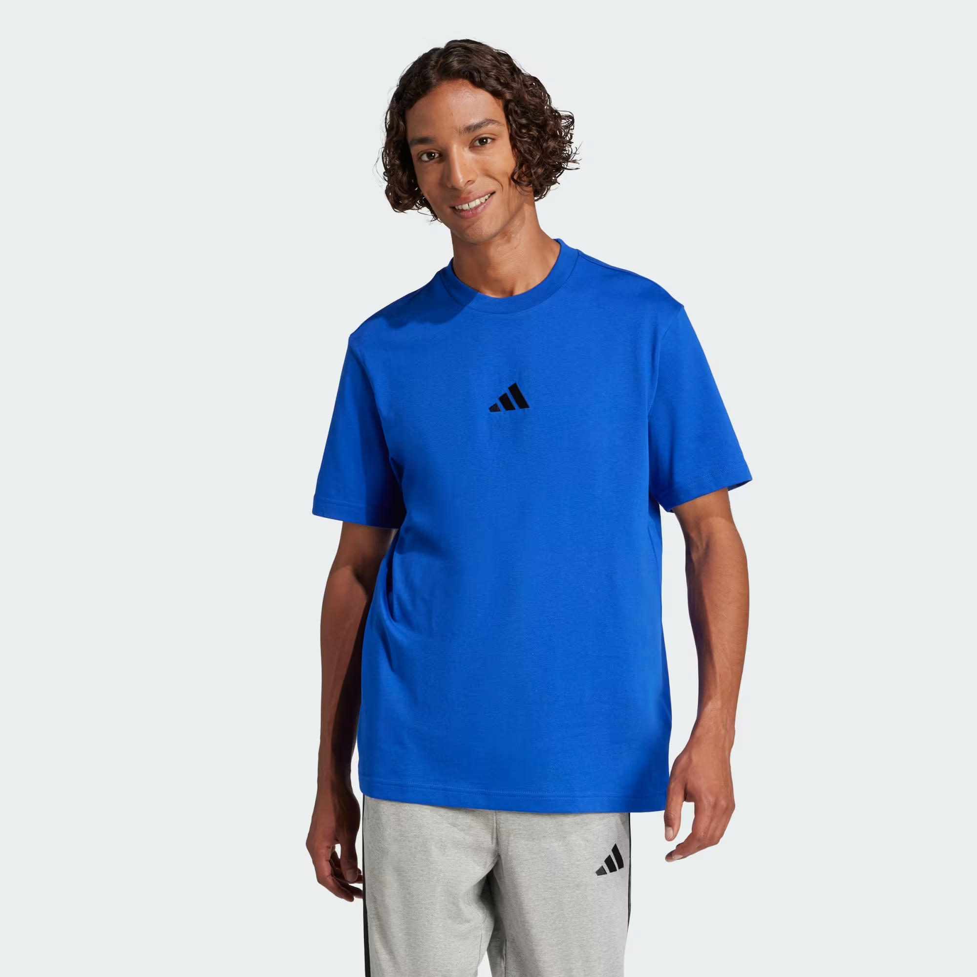 adidas Essentials Small Logo Single Jersey Erkek Tişört