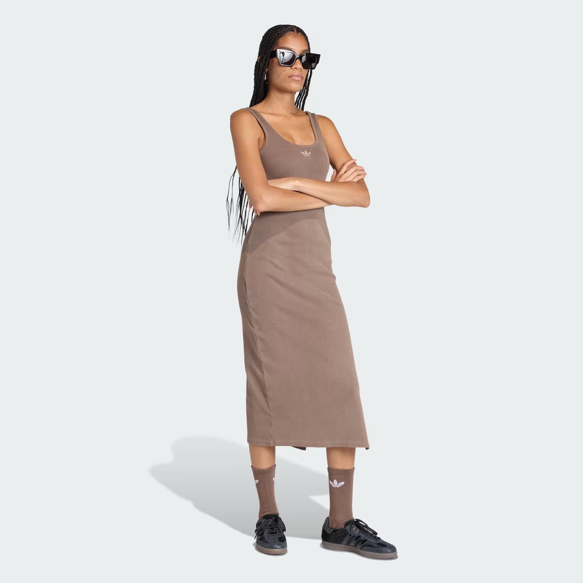 adidas Essentials Washed Ribana Kadın Elbise