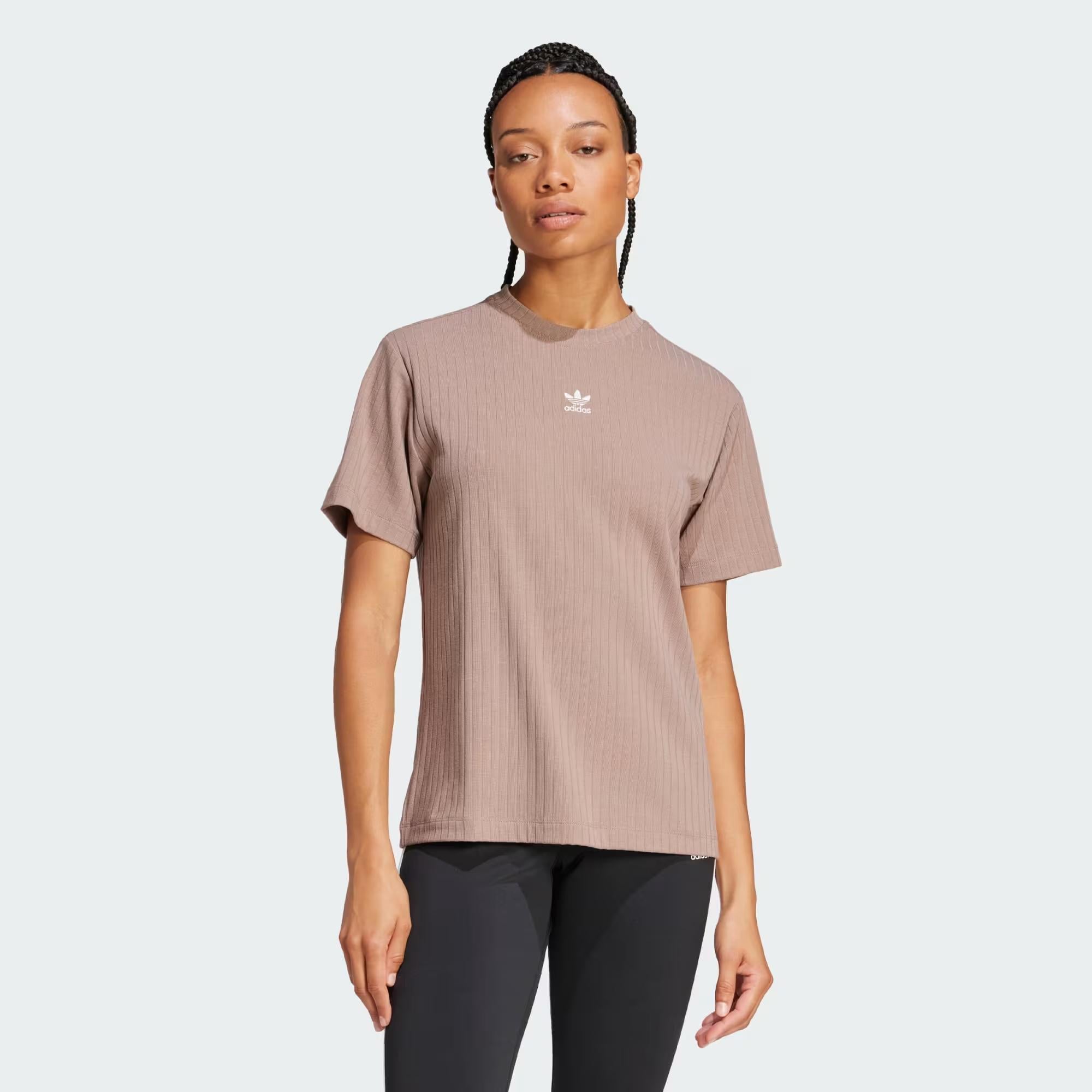 adidas Essentials Wind Rib Kadın Tişört