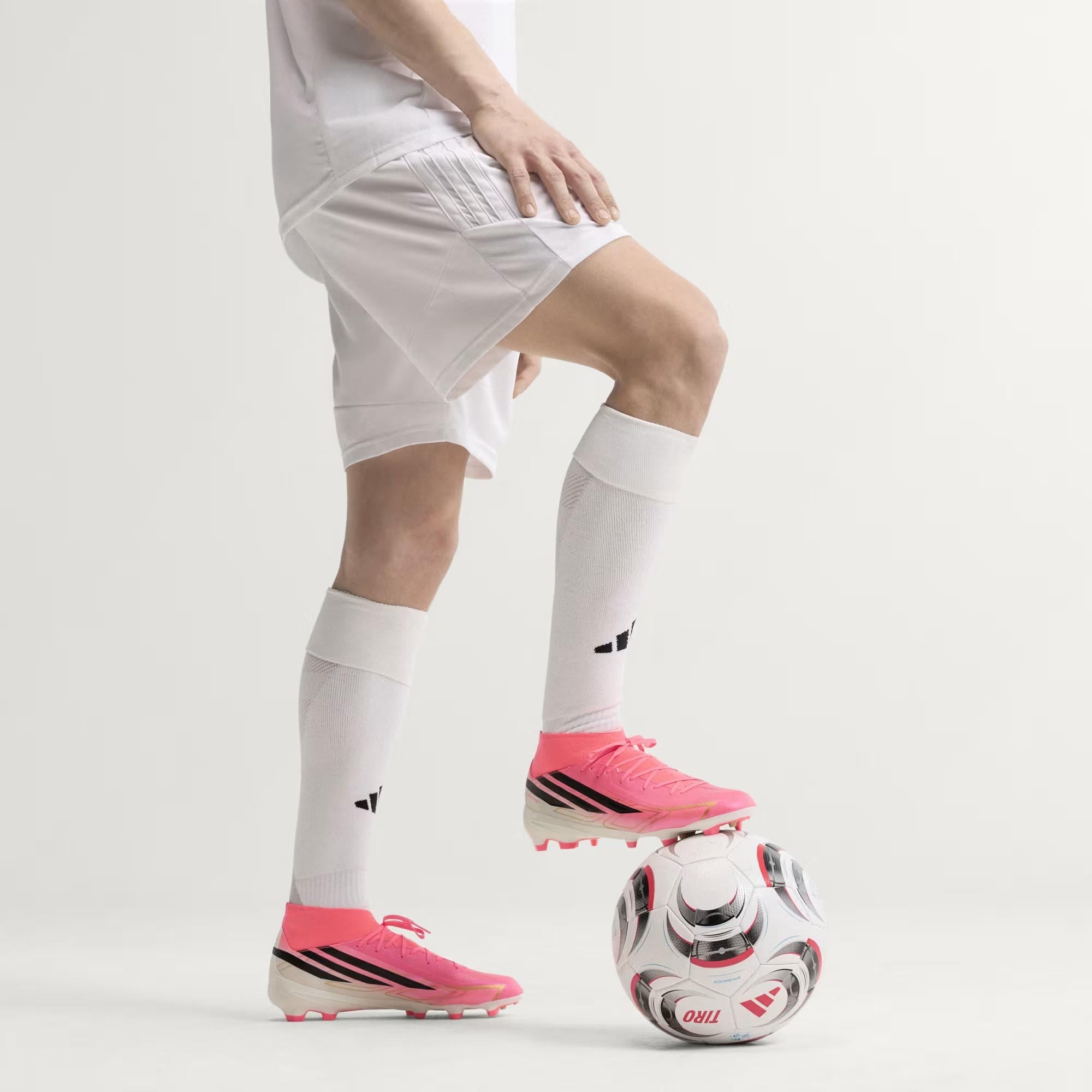adidas F50 Hyperfast League Mid FG Erkek Krampon