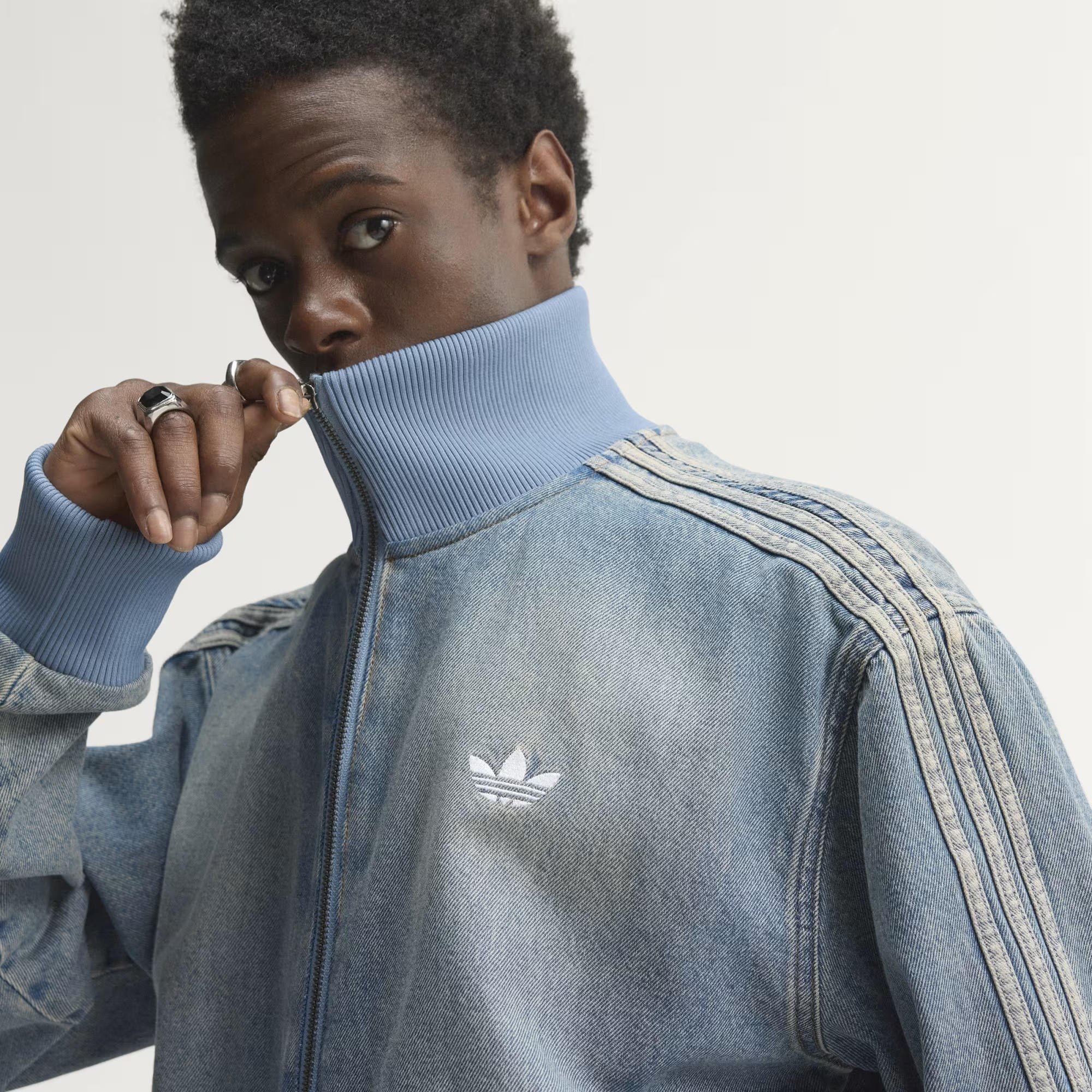 adidas Firebird Adicolor Denim Erkek Ceket