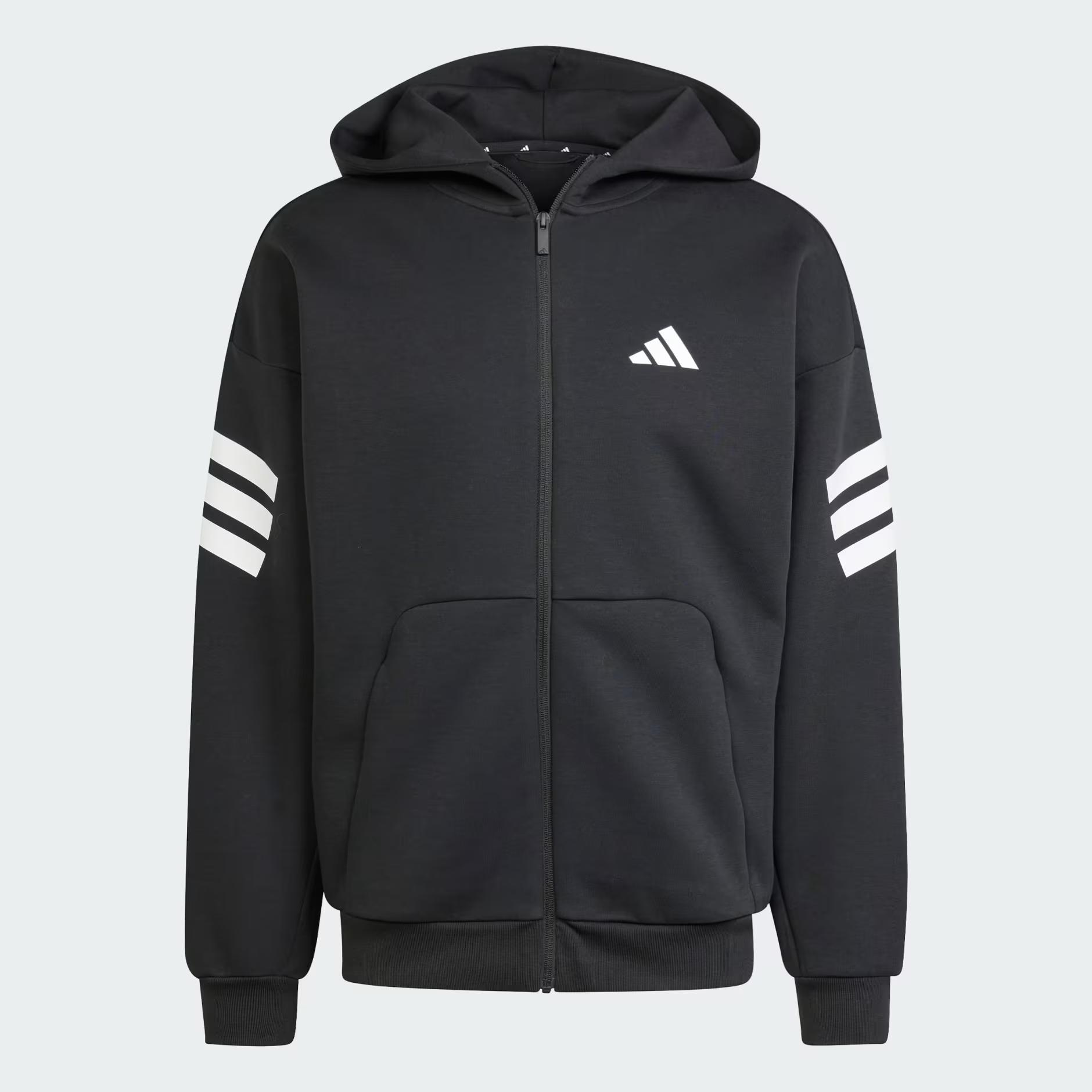 adidas Future Icons 3-Stripes Full Zip Erkek Sweatshirt