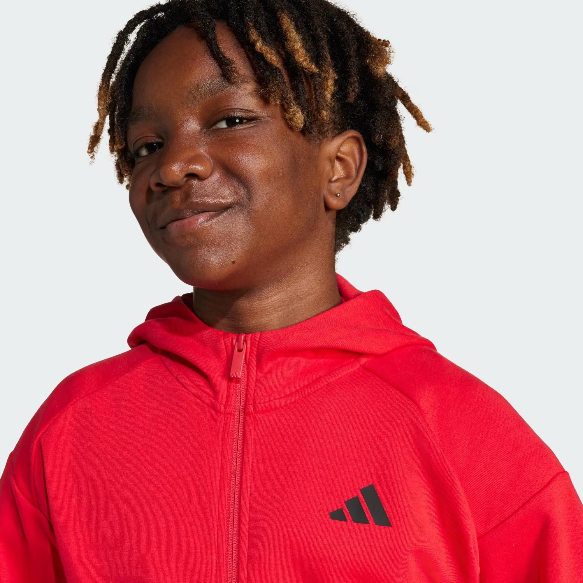 adidas Future Icons 3-Stripes Full-Zip HD Çocuk Sweatshirt