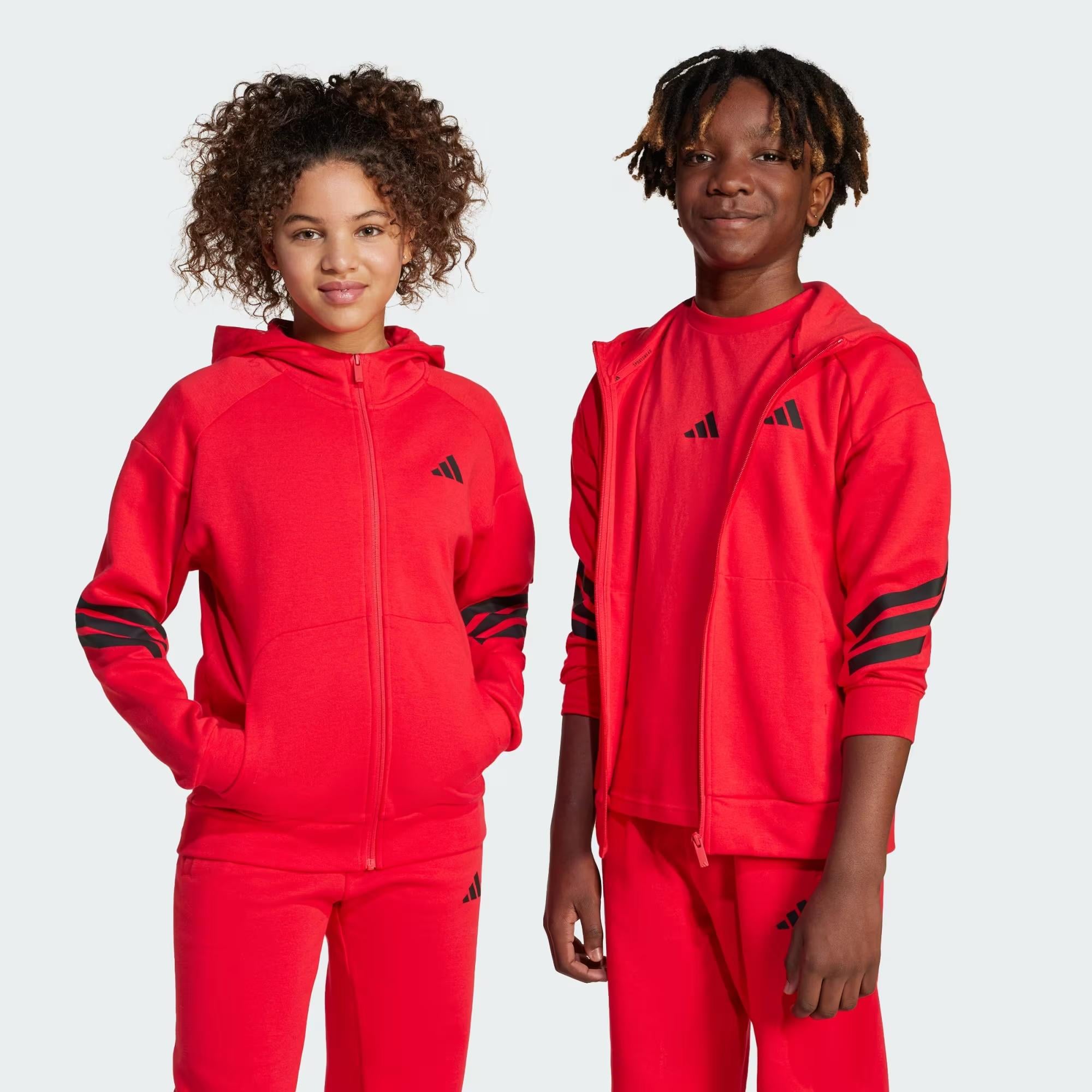 adidas Future Icons 3-Stripes Full-Zip HD Çocuk Sweatshirt