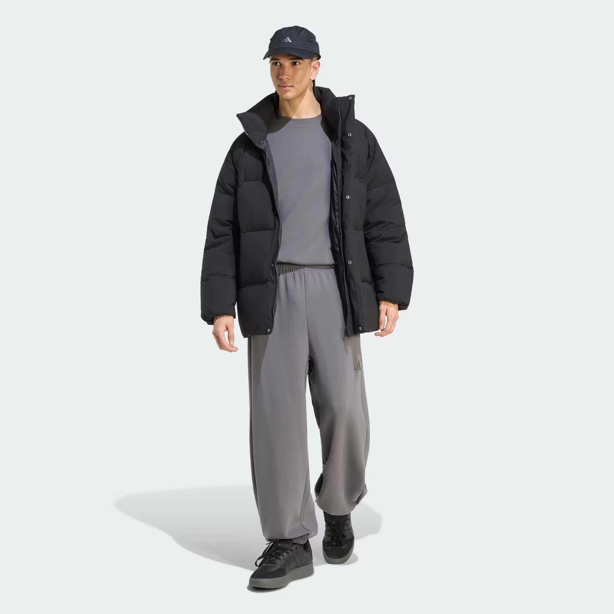 adidas Helionic Down Puffer Mid-Length Erkek Mont
