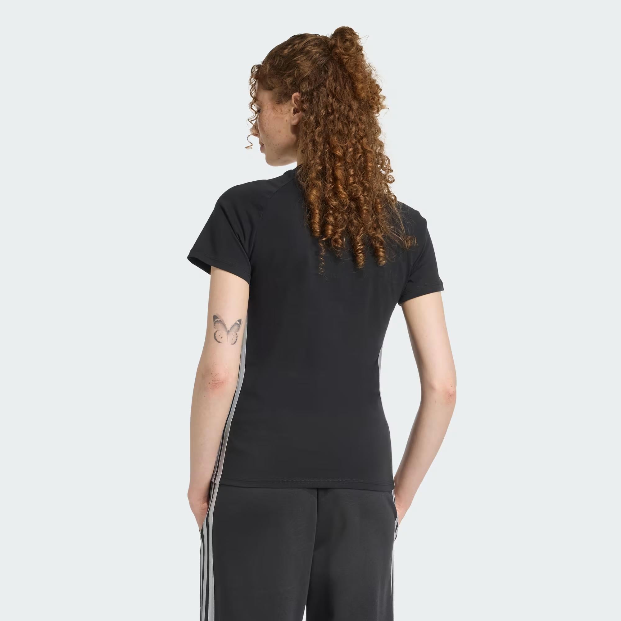 adidas Holiday 3 Stripes Slim Kadın Tişört