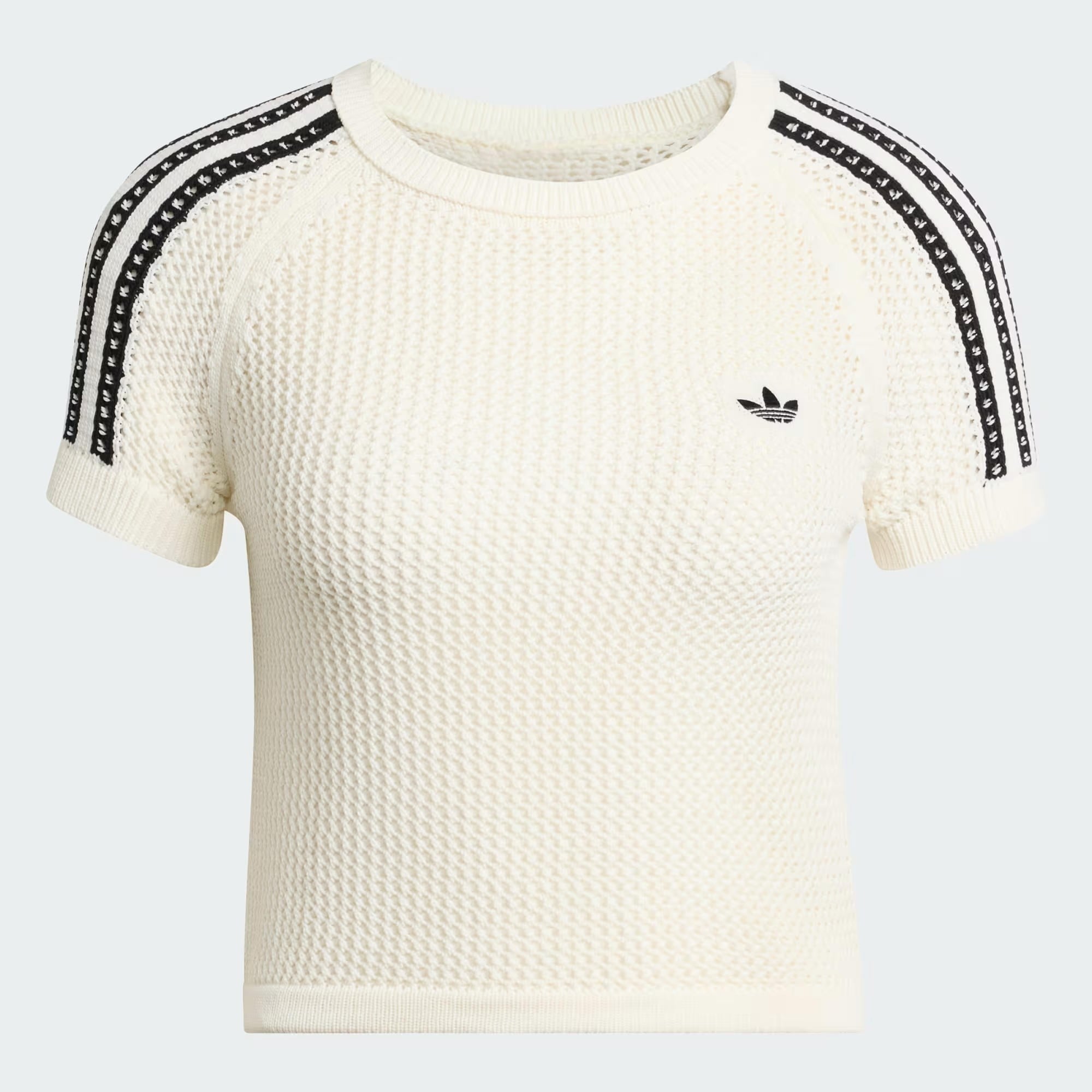 adidas Knitted Crochet Cali Kadın Tişört