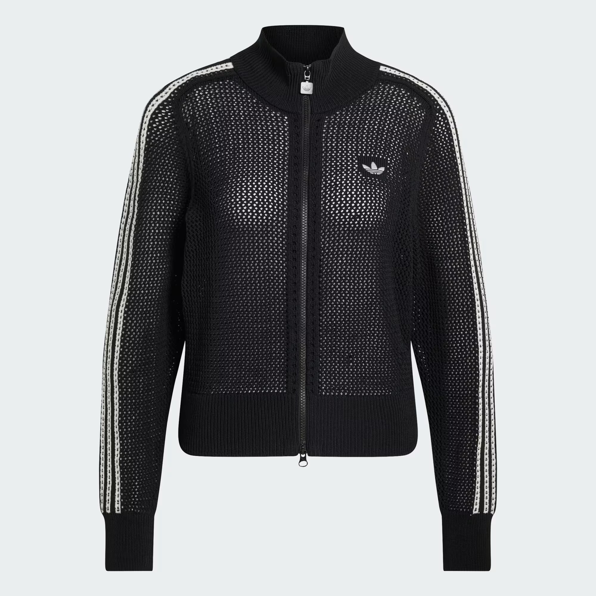 adidas Knitted Crochet Firebird Kadın Sweatshirt