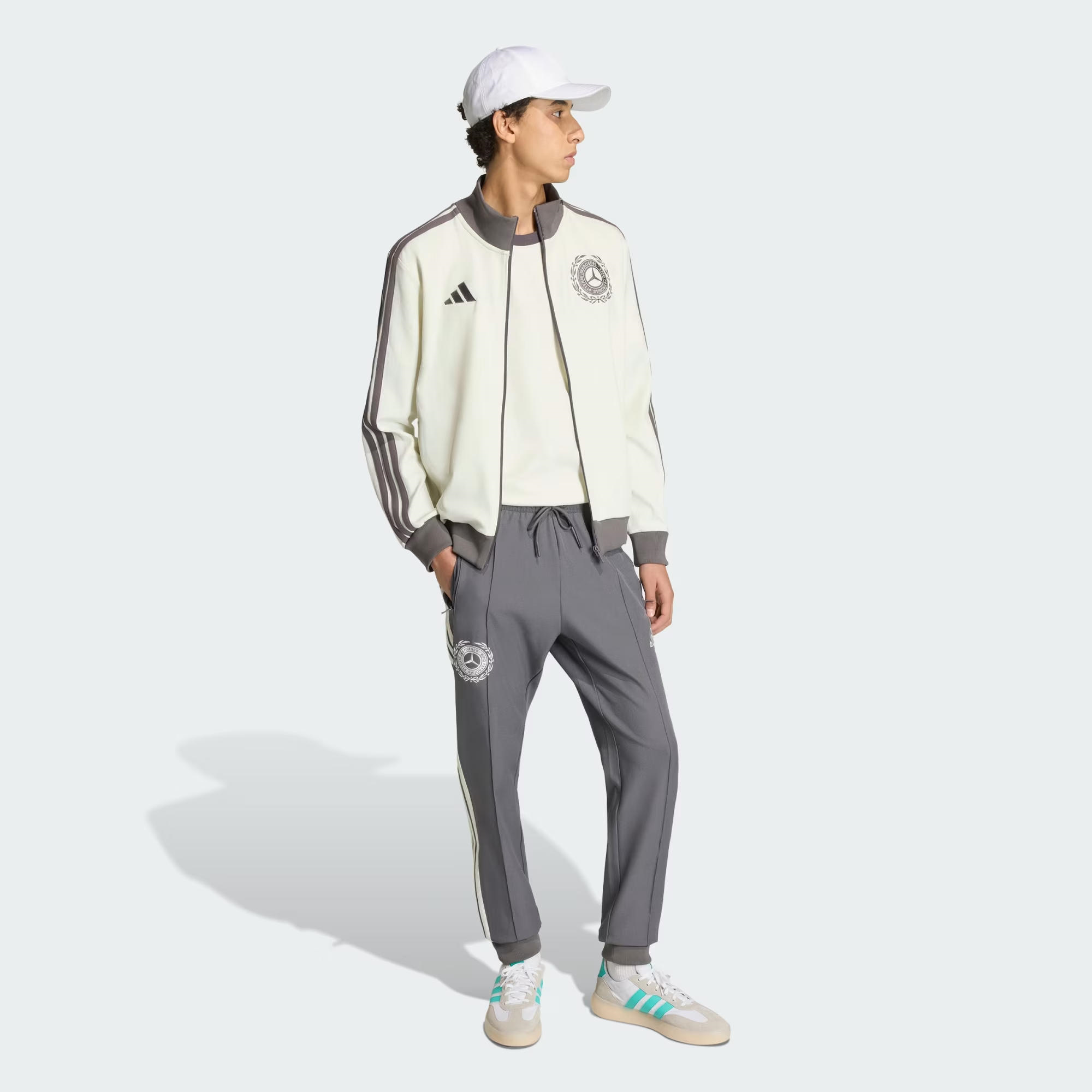 adidas Mercedes Amg Petronas Formula 1 Team Silver Arrows Icon Erkek Sweatshirt