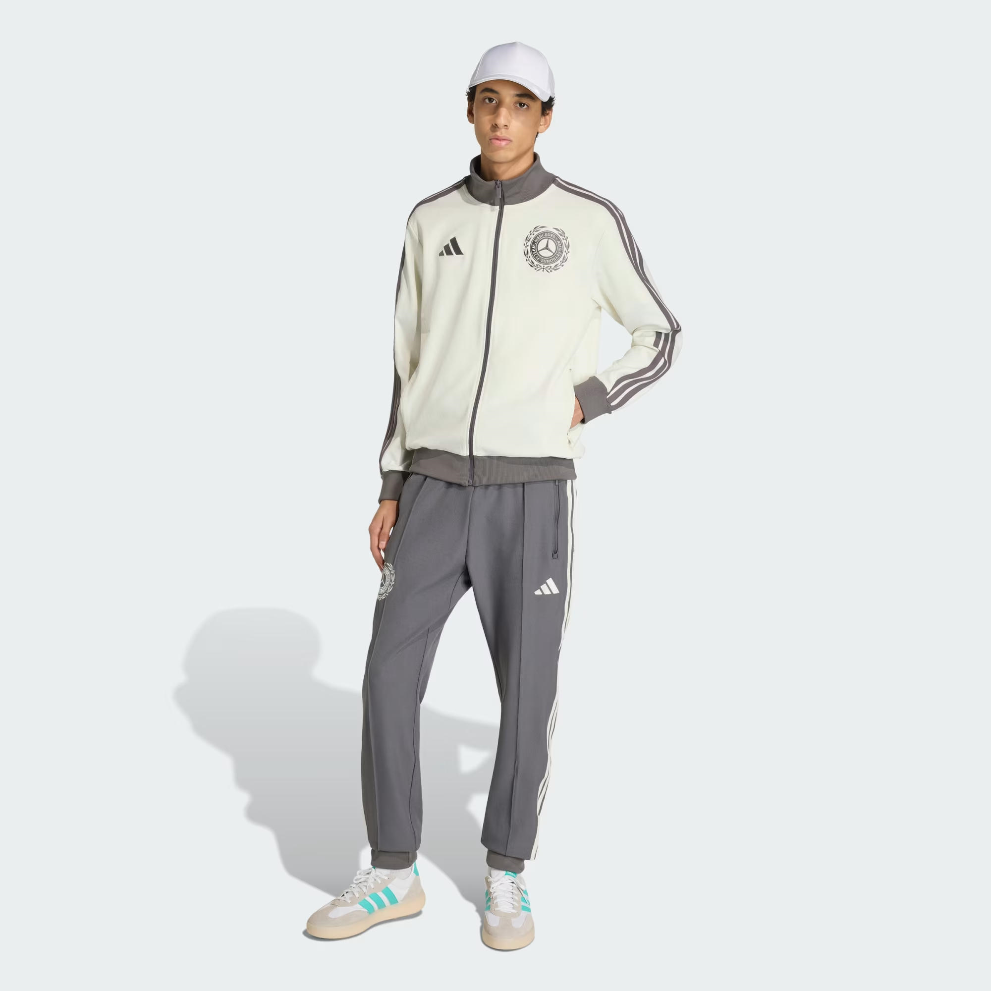 adidas Mercedes Amg Petronas Formula 1 Team Silver Arrows Icon Erkek Sweatshirt