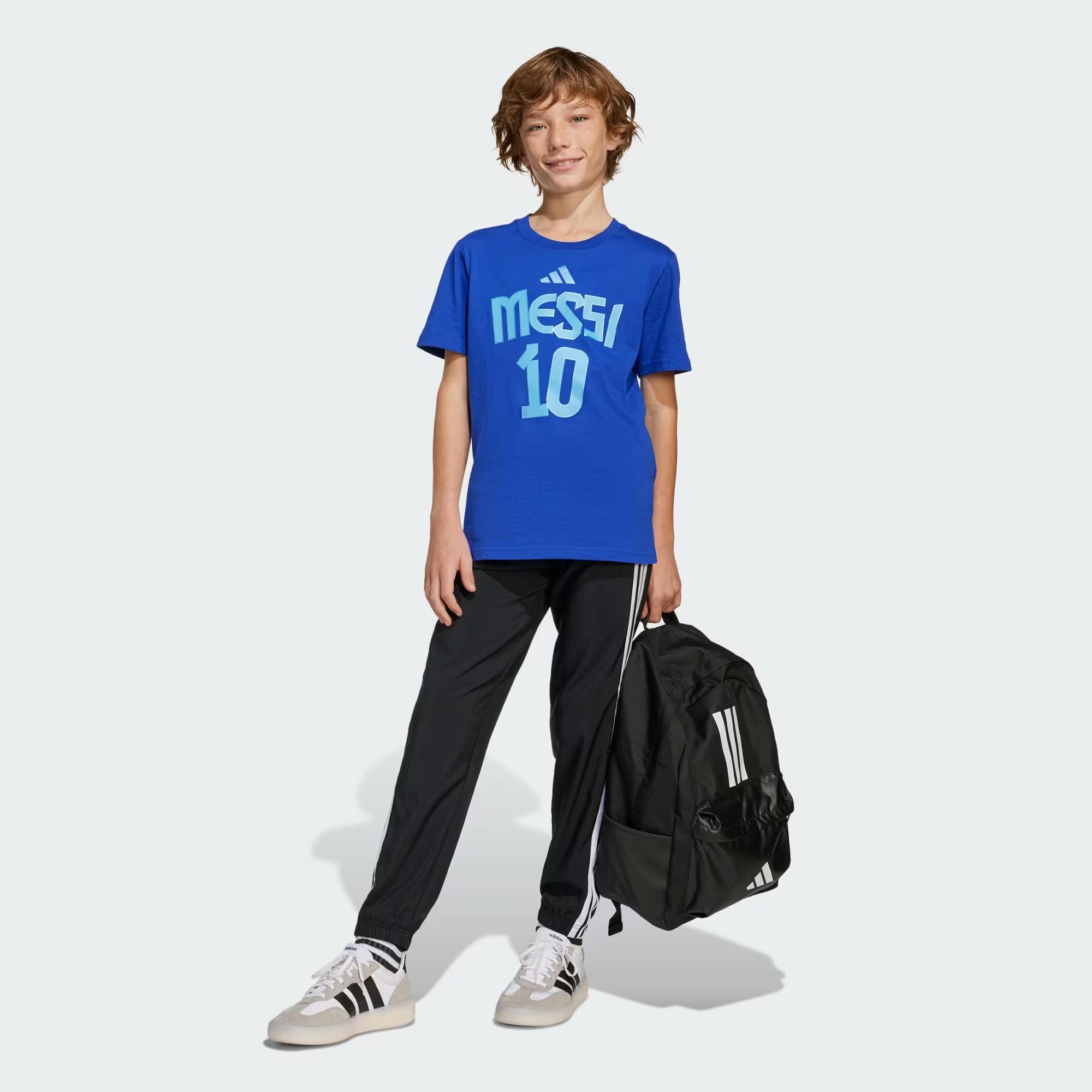 adidas Messi Name and Number Graphic Çocuk Tişört
