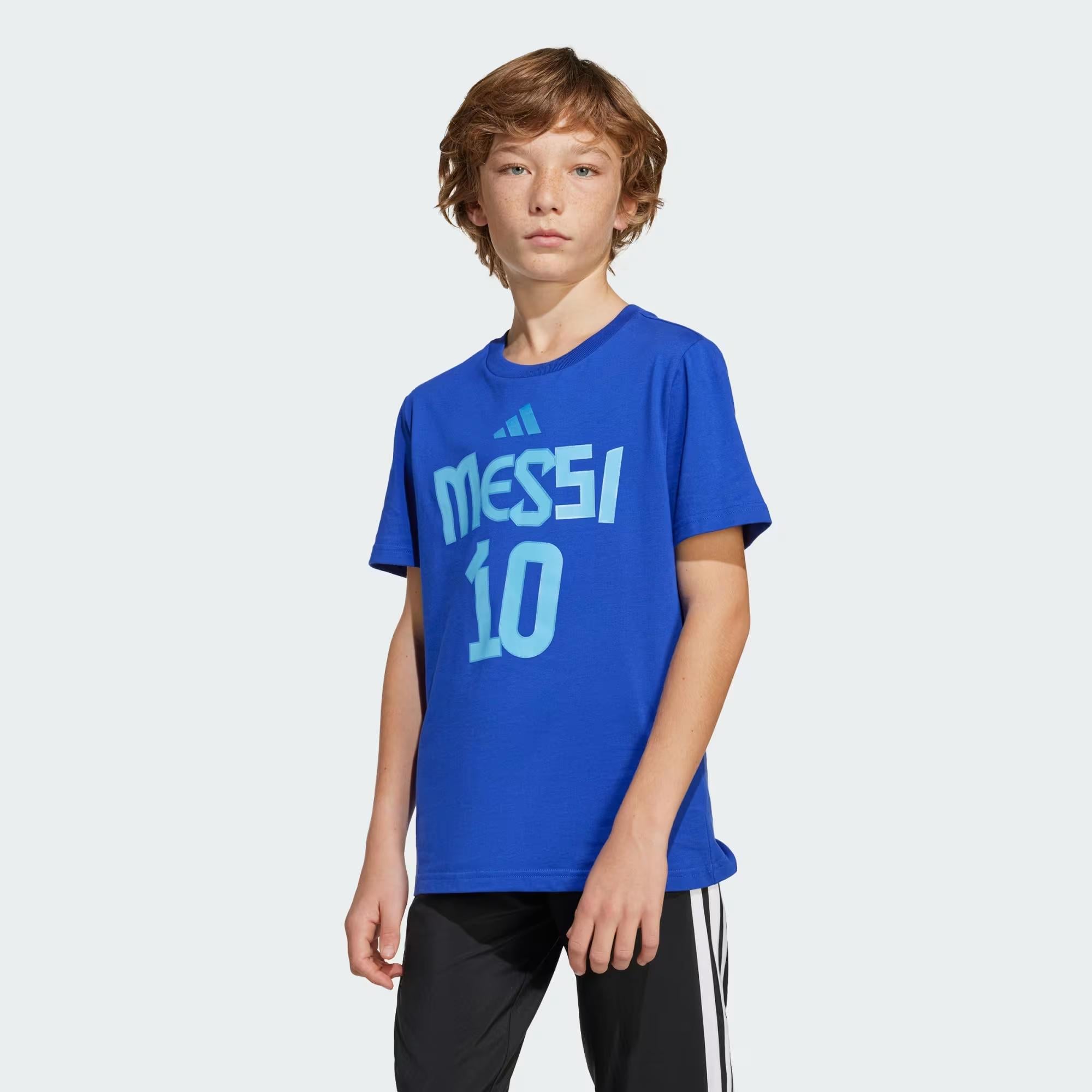 adidas Messi Name and Number Graphic Çocuk Tişört