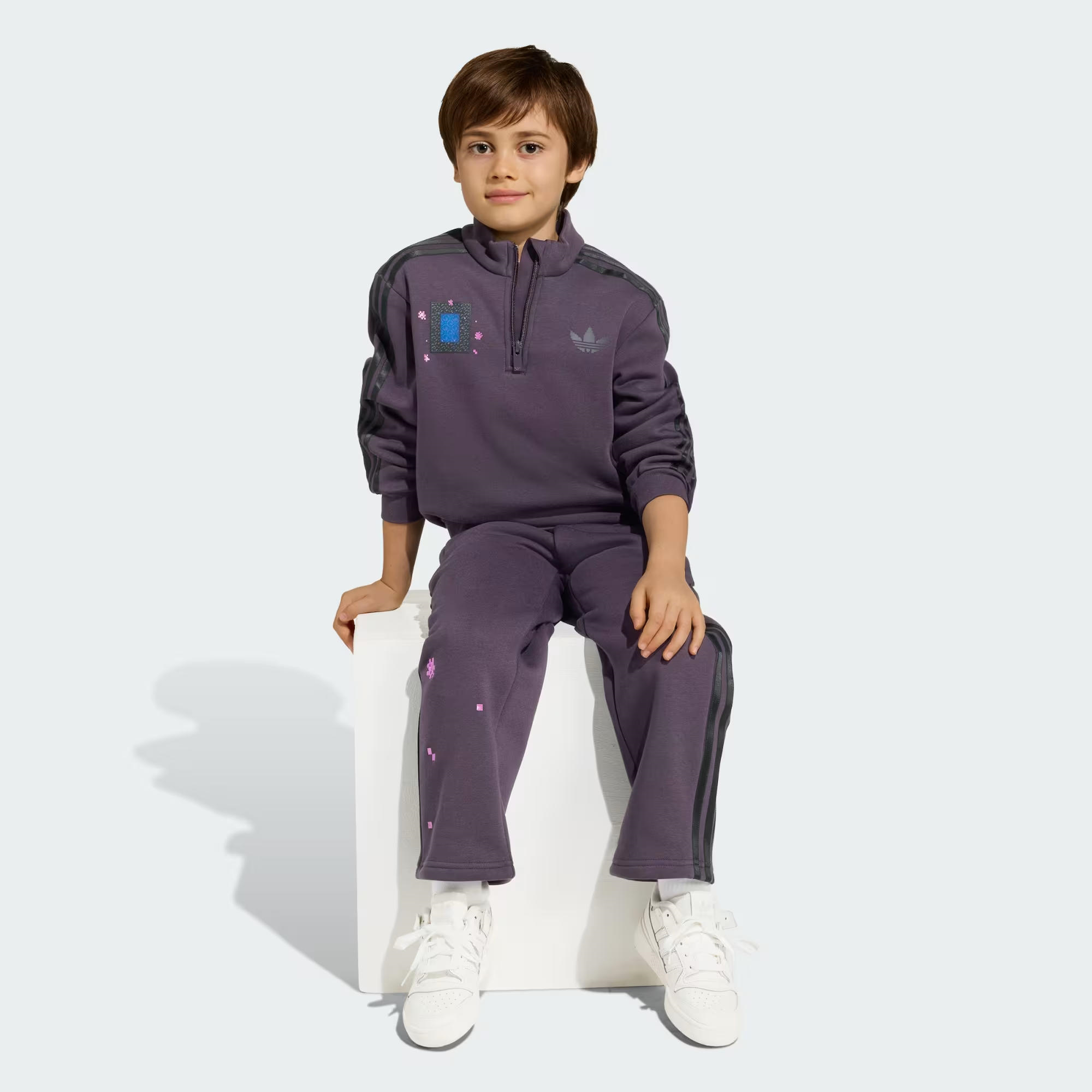 adidas Minecraft Loose Crew Çocuk Eşofman Takımı