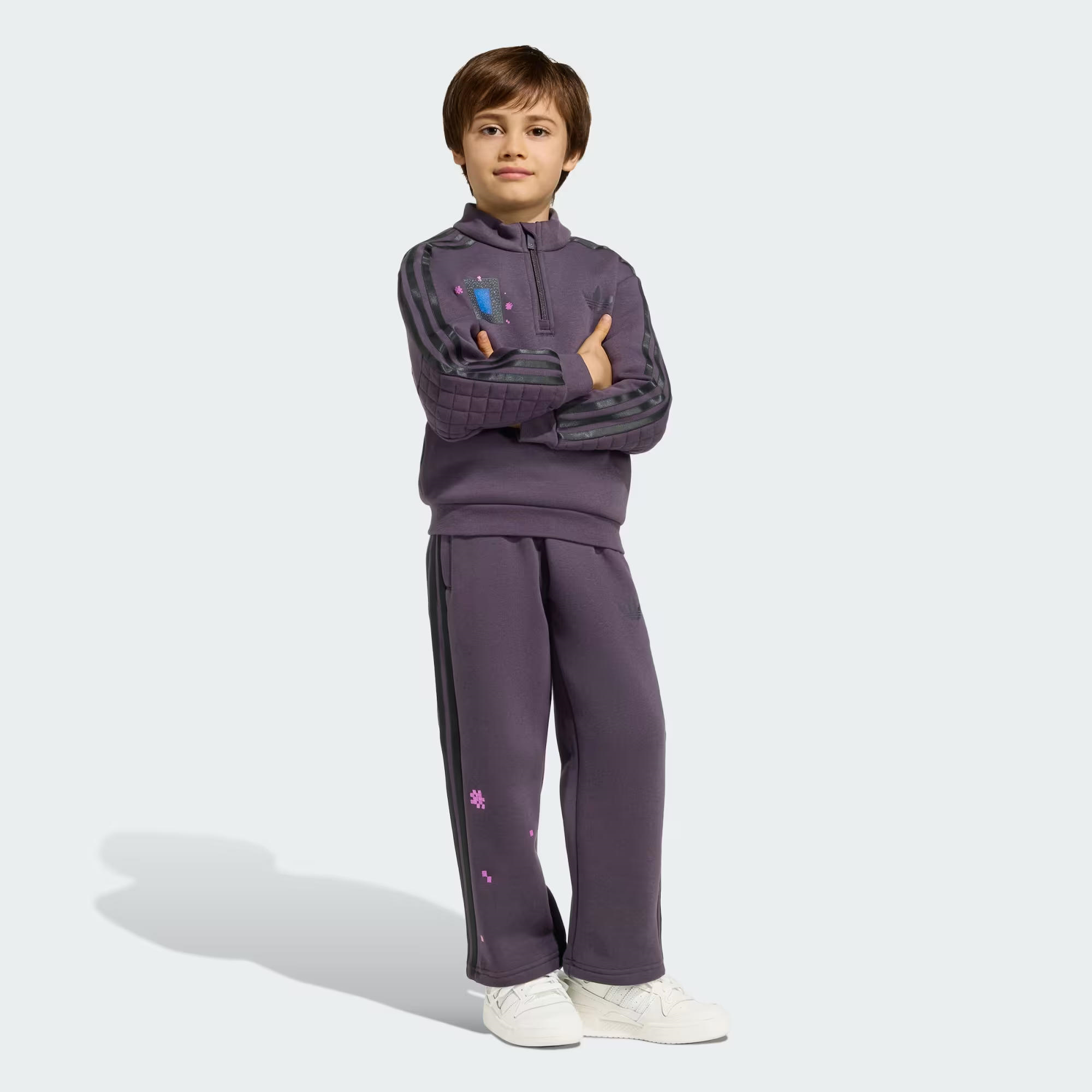 adidas Minecraft Loose Crew Çocuk Eşofman Takımı