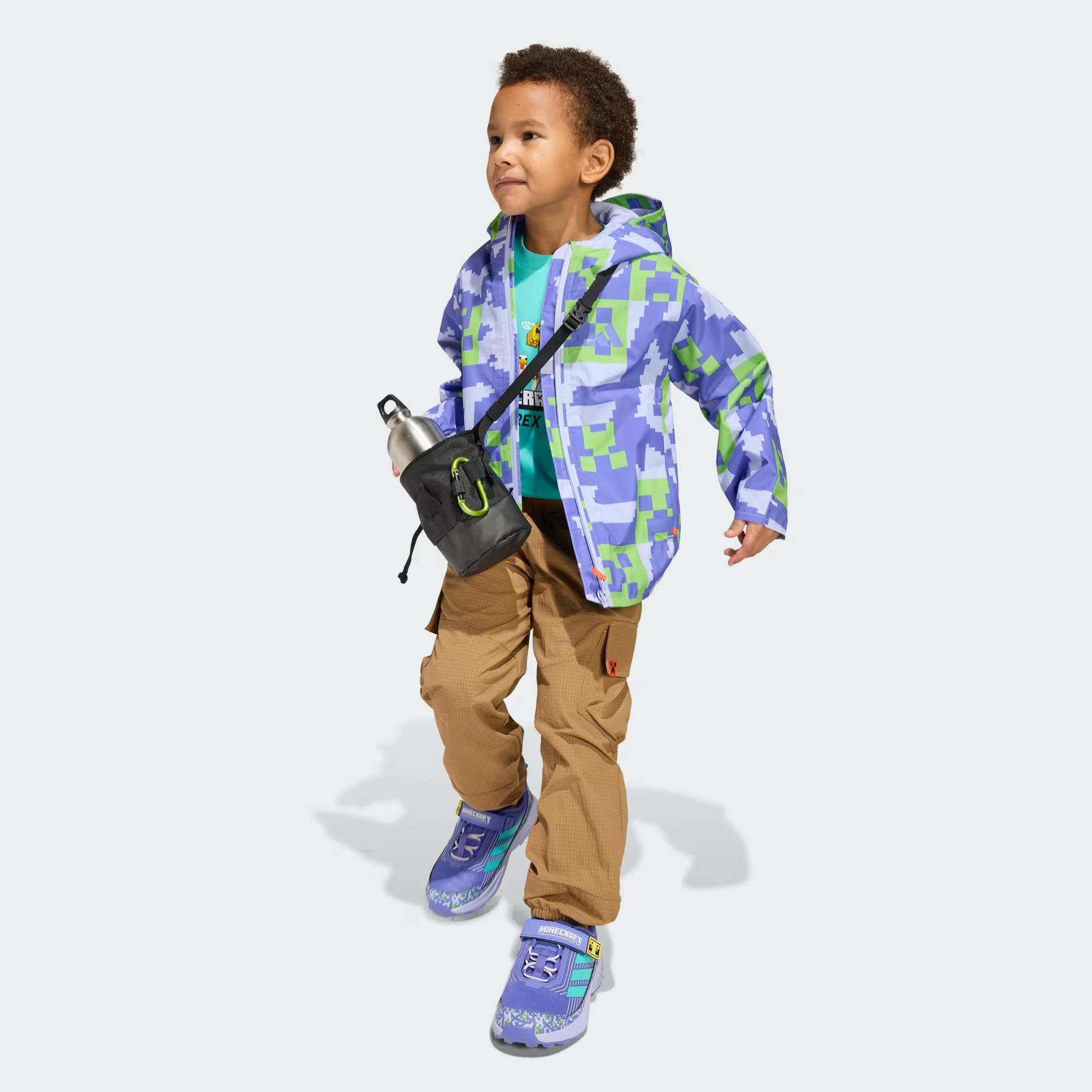 adidas Minecraft Terrex 2 Layer Climaproof Çocuk Rüzgarlık