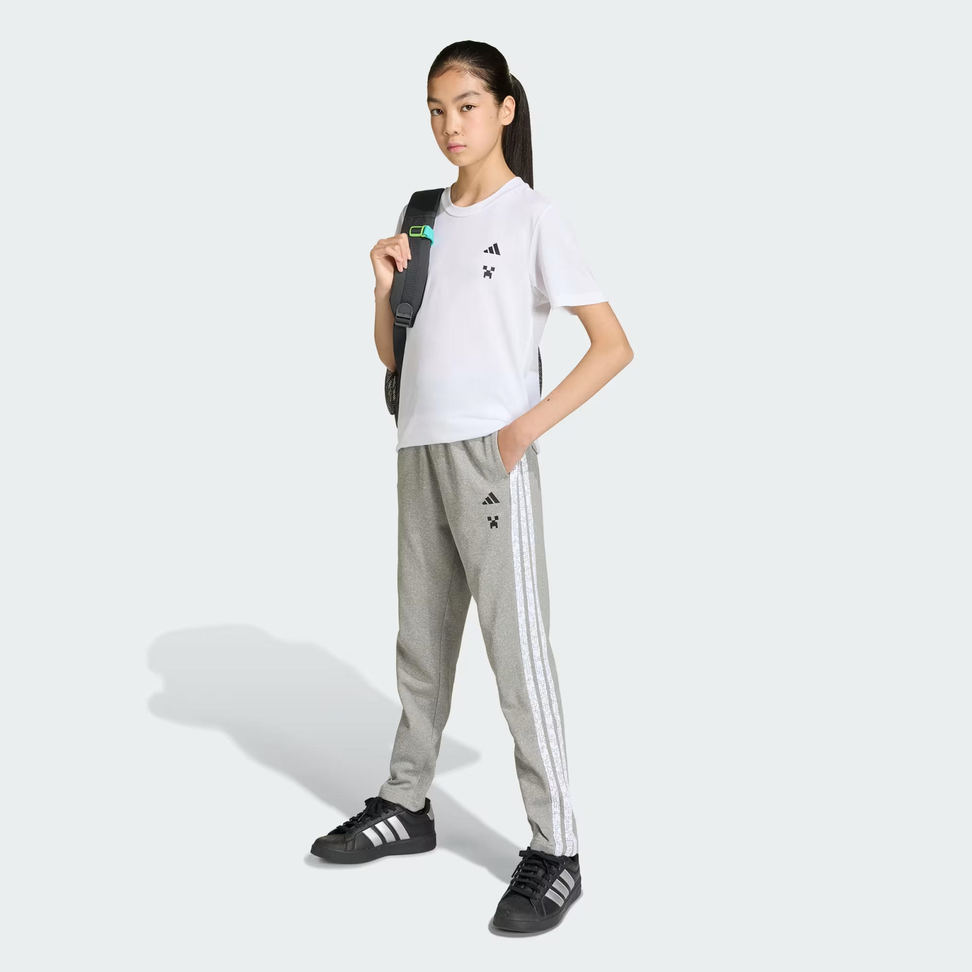 adidas Minecraft Training 3 Stripes Çocuk Eşofman Altı