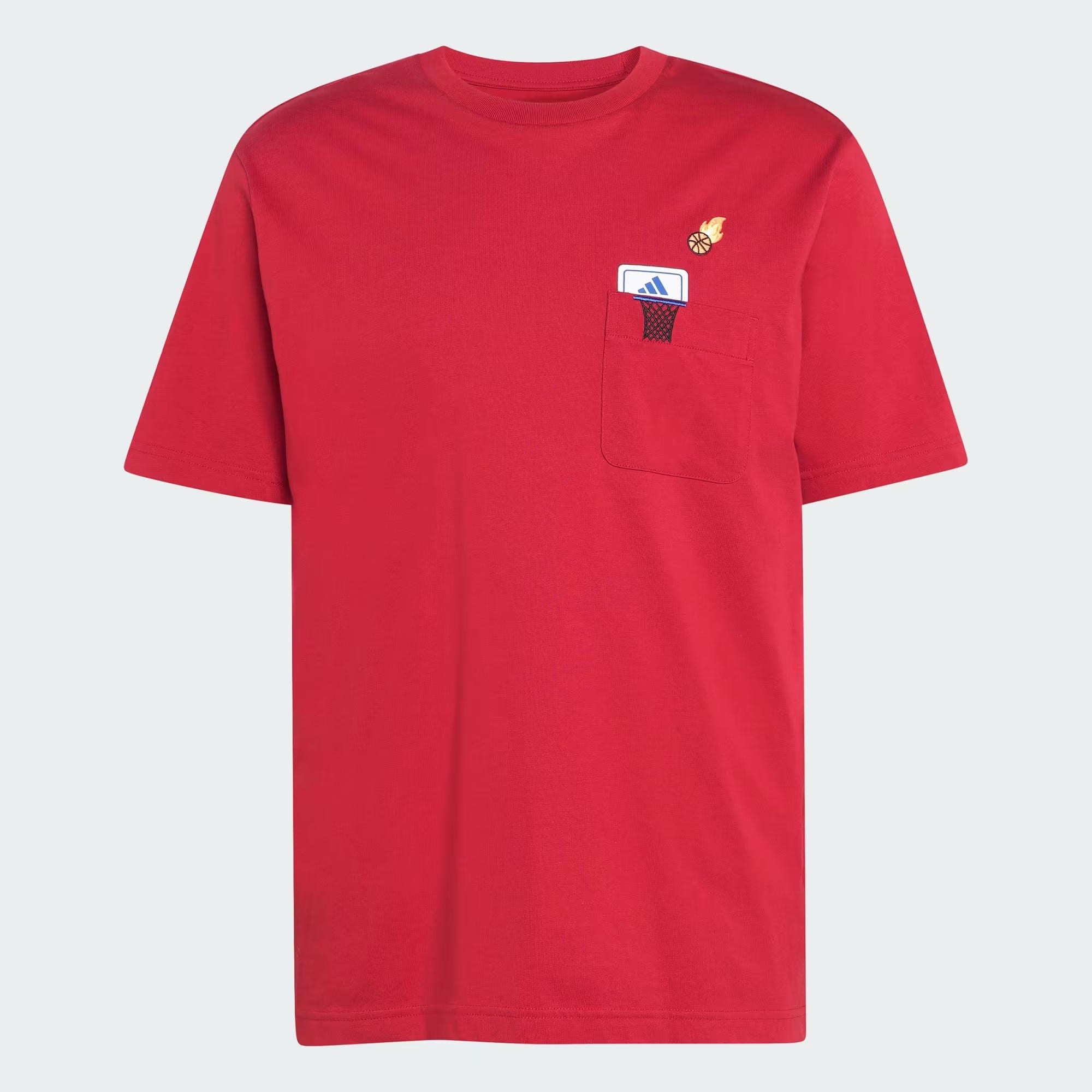 adidas Mini Embroidery Basketball Erkek Tişört