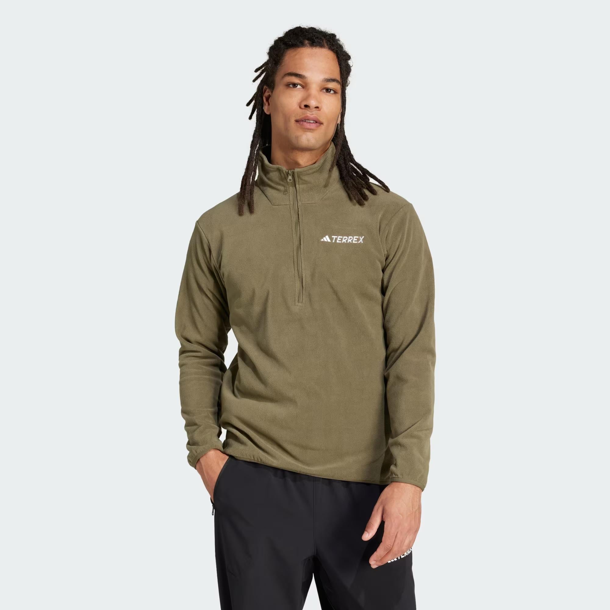 adidas Multi Essentials Full-Zip Fleece Erkek Sweatshirt