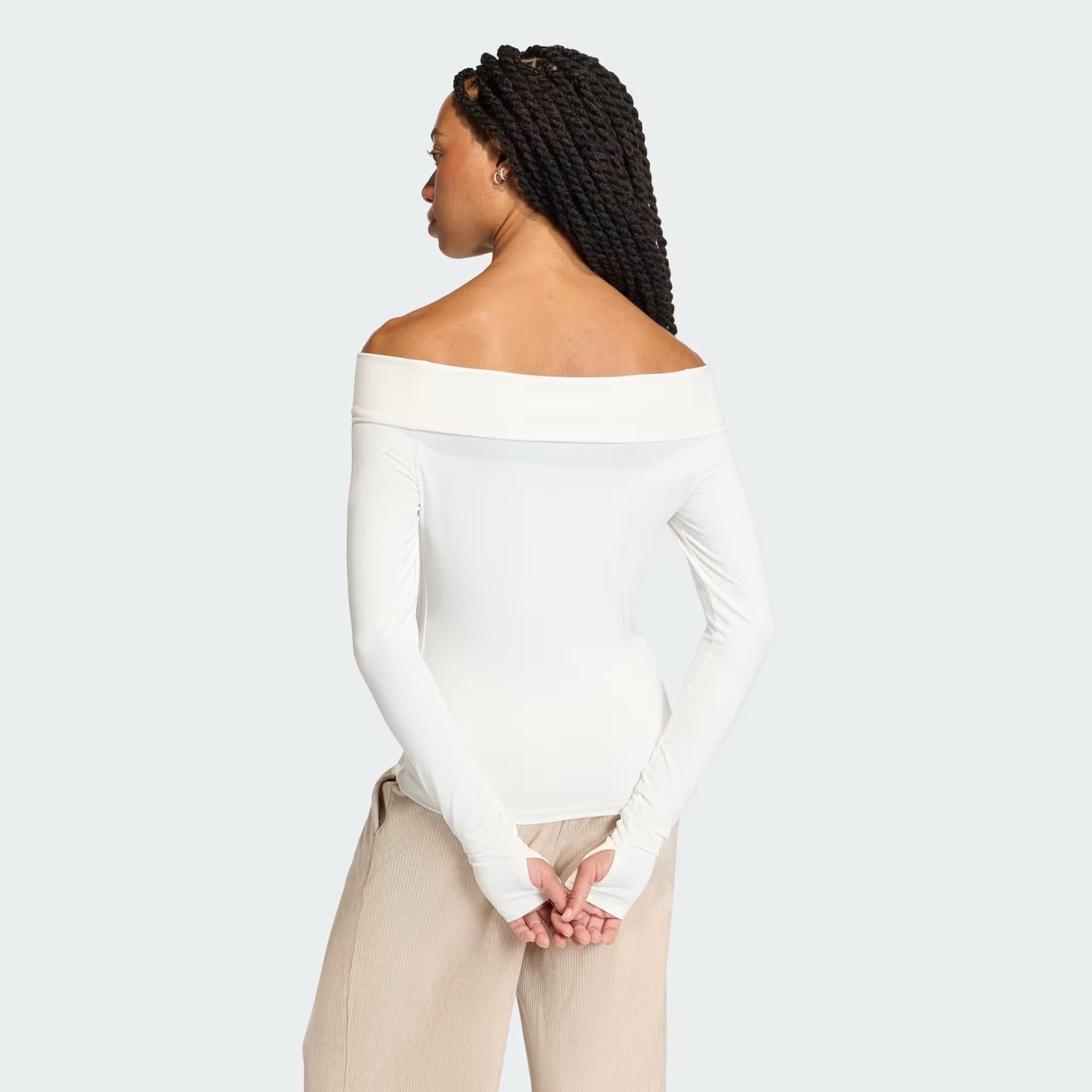 adidas Off Shoulder Kadın Tişört
