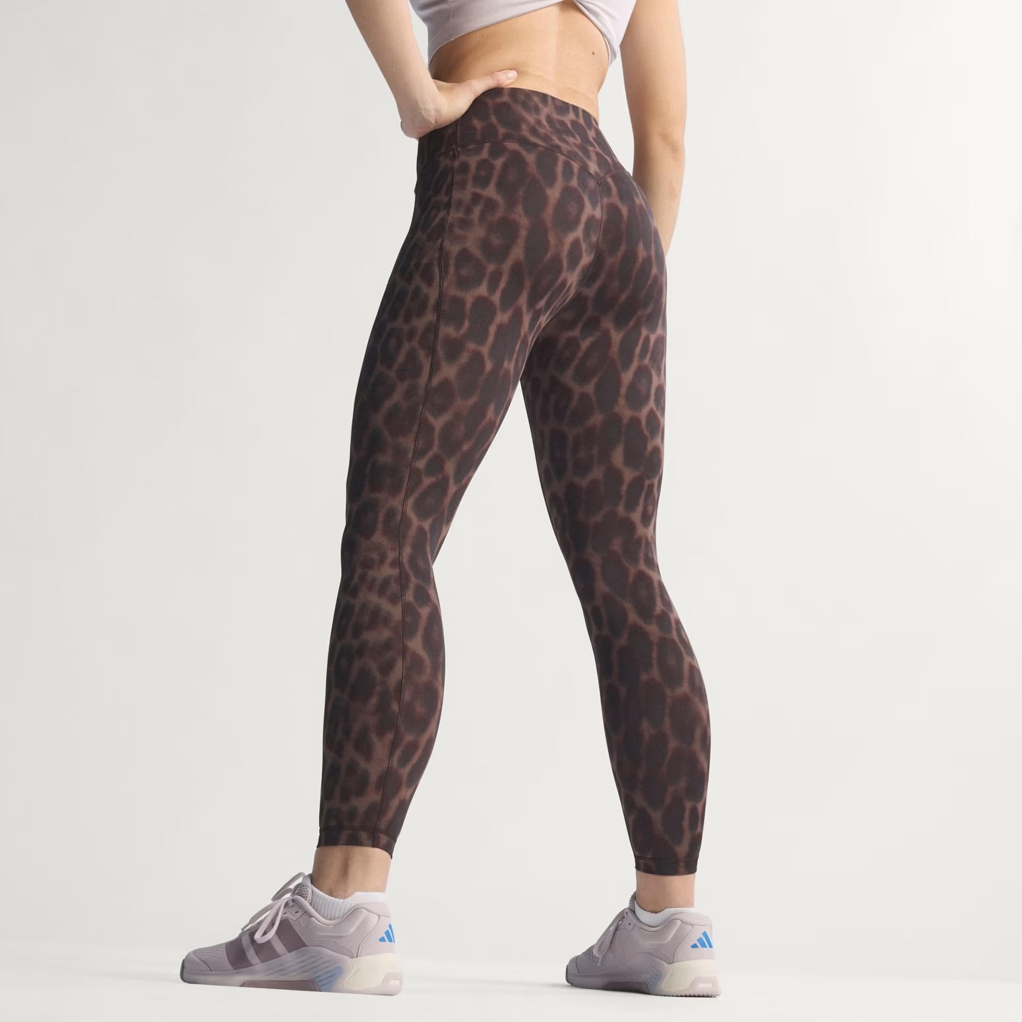 adidas Optime Leopard 7/8 Kadın Tayt