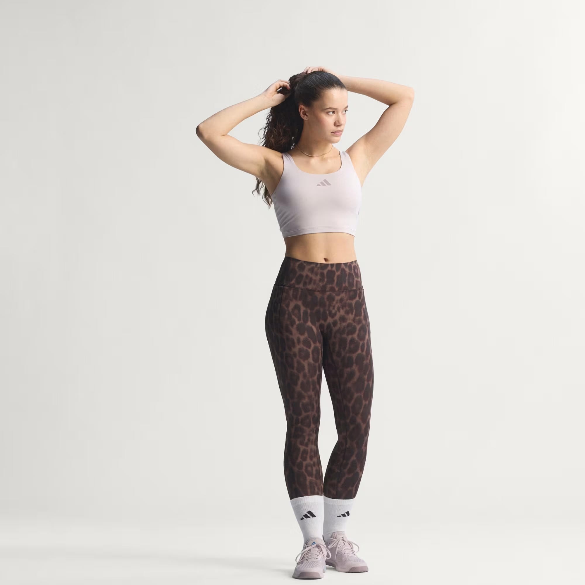adidas Optime Leopard 7/8 Kadın Tayt