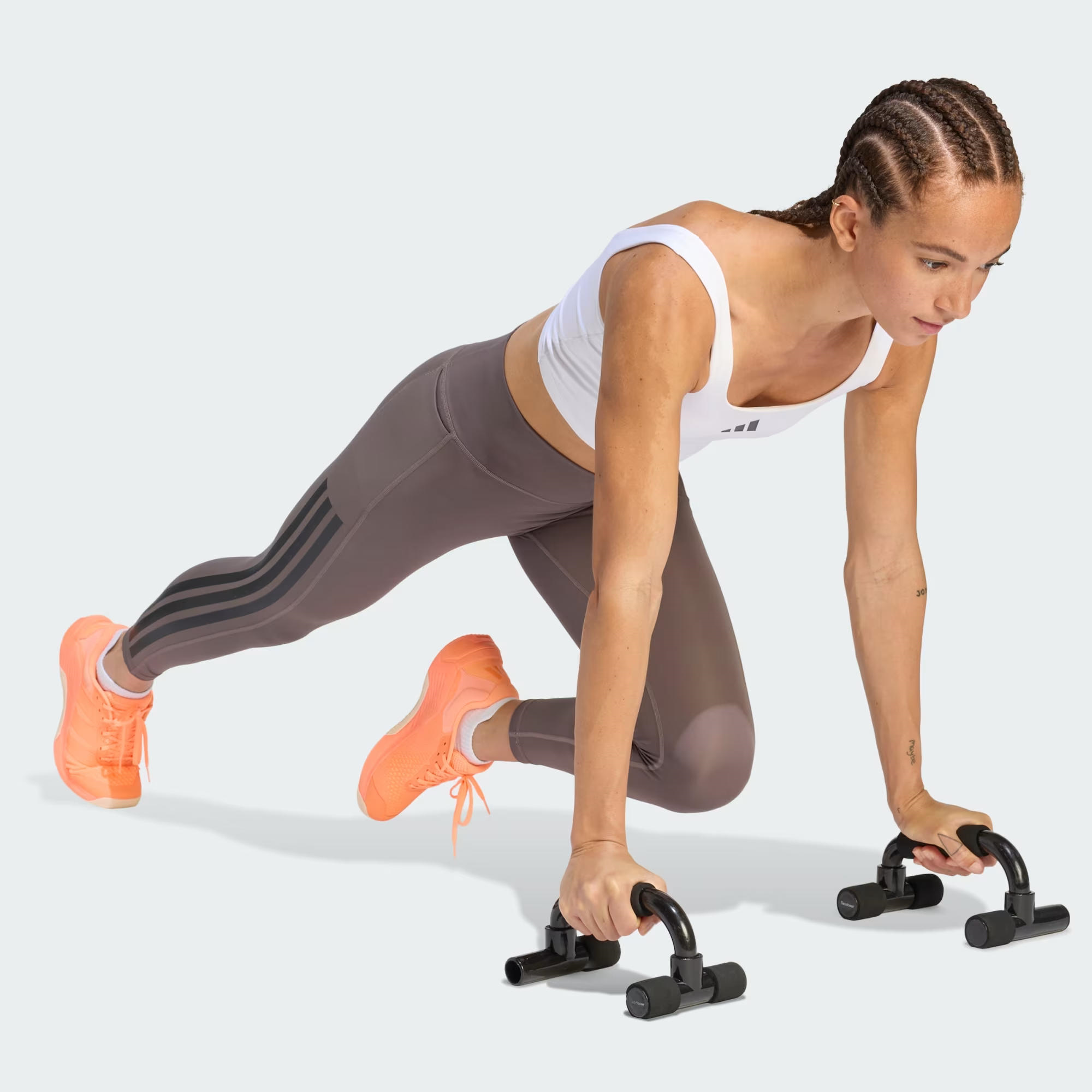 adidas Optime Workout 3-Stripes 7/8 Kadın Tayt