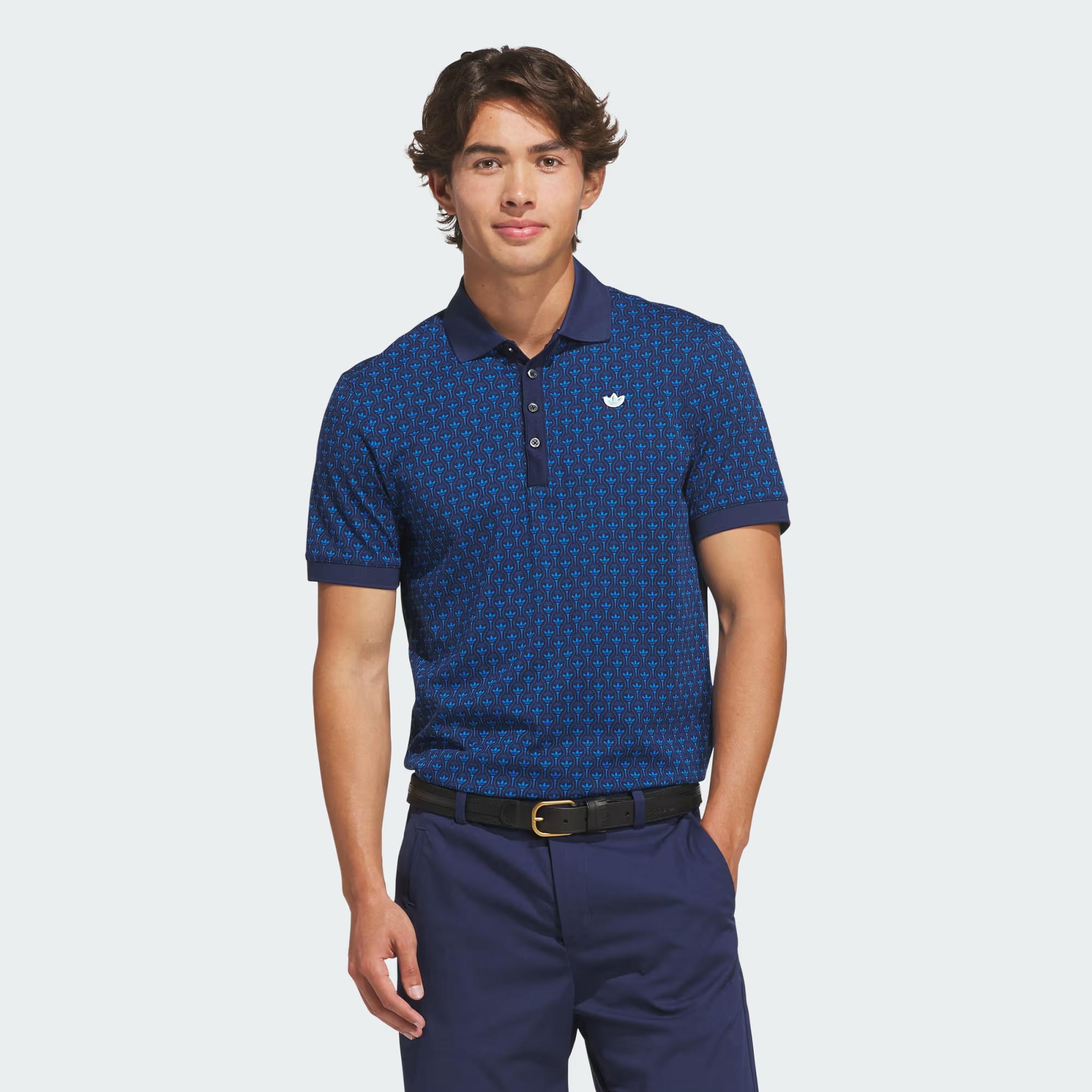 adidas Originals All Over Trefoil Polo Erkek Tişört